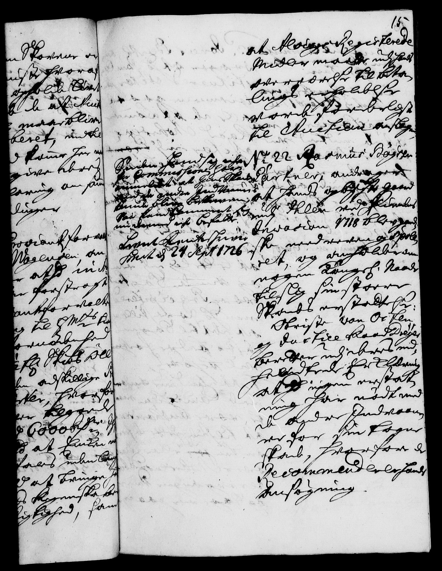 Rentekammeret, Kammerkanselliet, AV/RA-EA-3111/G/Gh/Gha/L0009: Norsk ekstraktmemorialprotokoll (merket RK 53.54), 1726-1728, s. 15