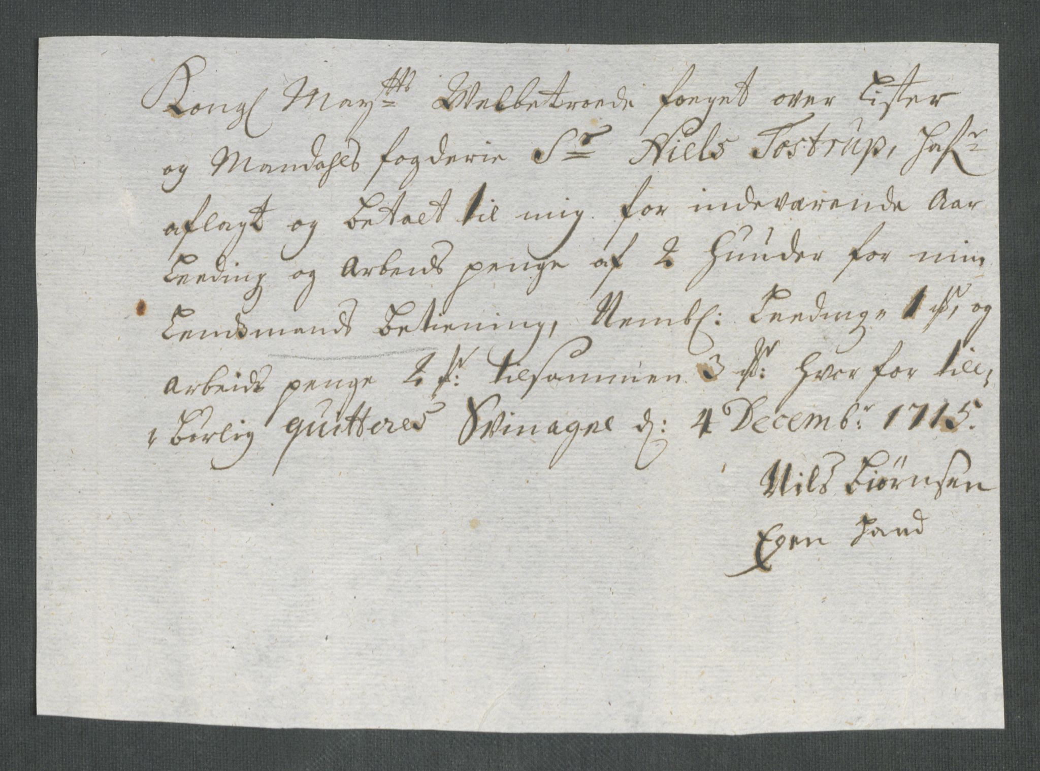 Rentekammeret inntil 1814, Reviderte regnskaper, Fogderegnskap, RA/EA-4092/R43/L2559: Fogderegnskap Lista og Mandal, 1715, s. 217