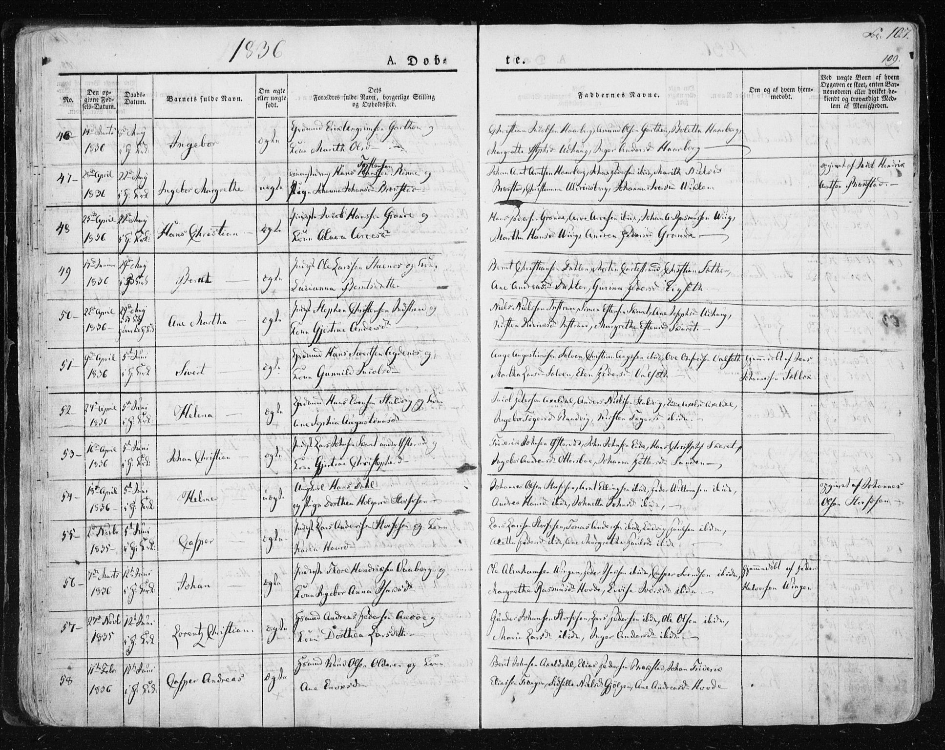 Ministerialprotokoller, klokkerbøker og fødselsregistre - Sør-Trøndelag, SAT/A-1456/659/L0735: Ministerialbok nr. 659A05, 1826-1841, s. 107