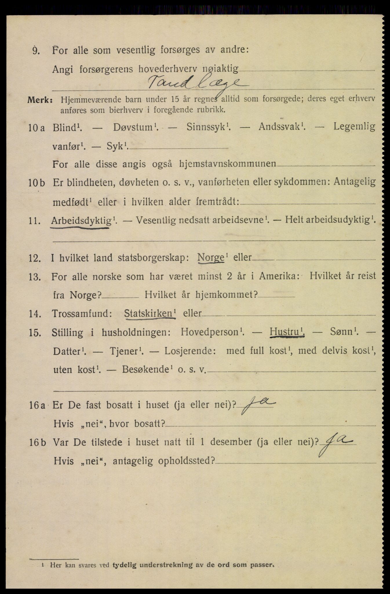 SAK, Folketelling 1920 for 1004 Flekkefjord kjøpstad, 1920, s. 3241