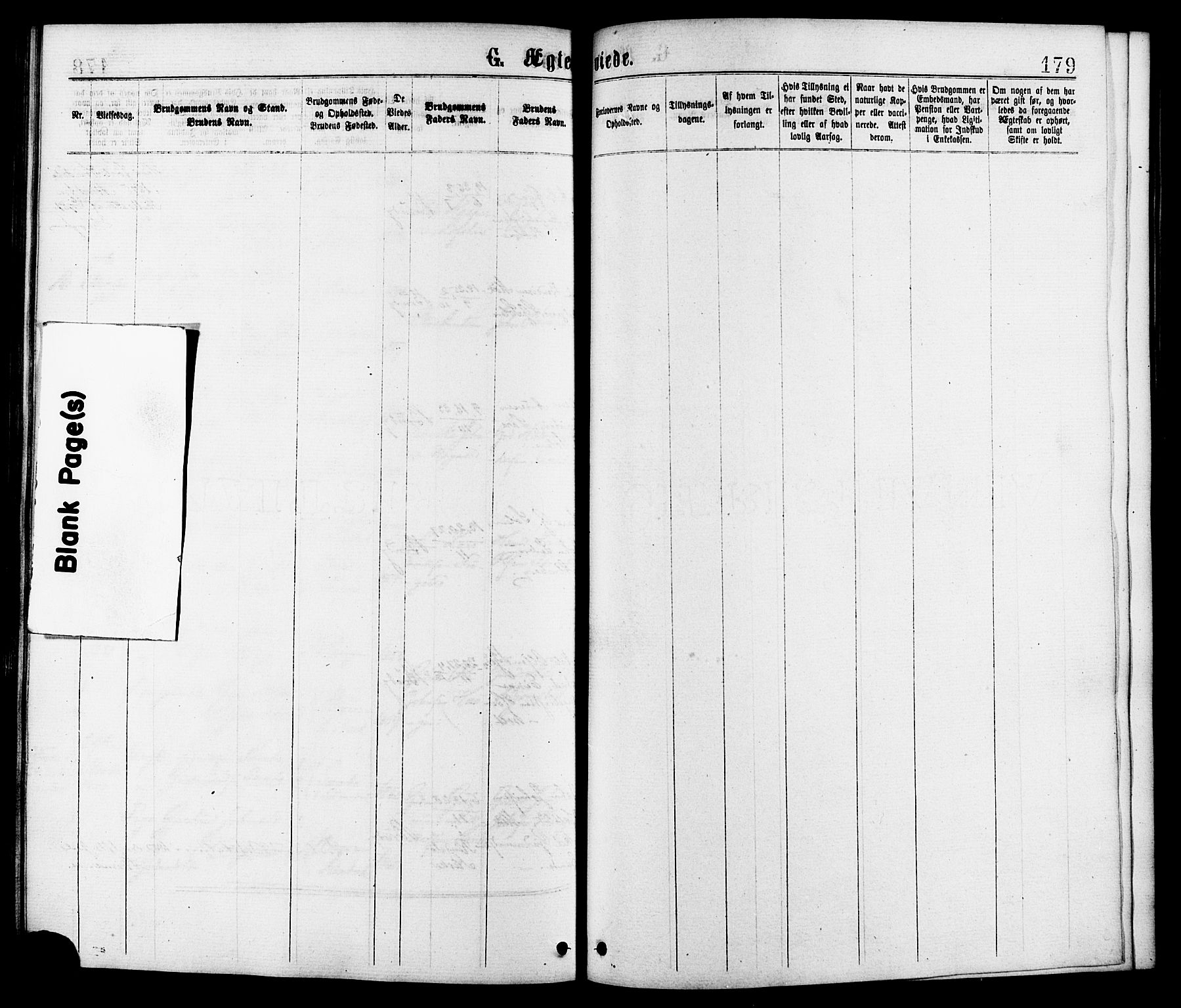 Ministerialprotokoller, klokkerbøker og fødselsregistre - Møre og Romsdal, AV/SAT-A-1454/598/L1068: Ministerialbok nr. 598A02, 1872-1881, s. 179