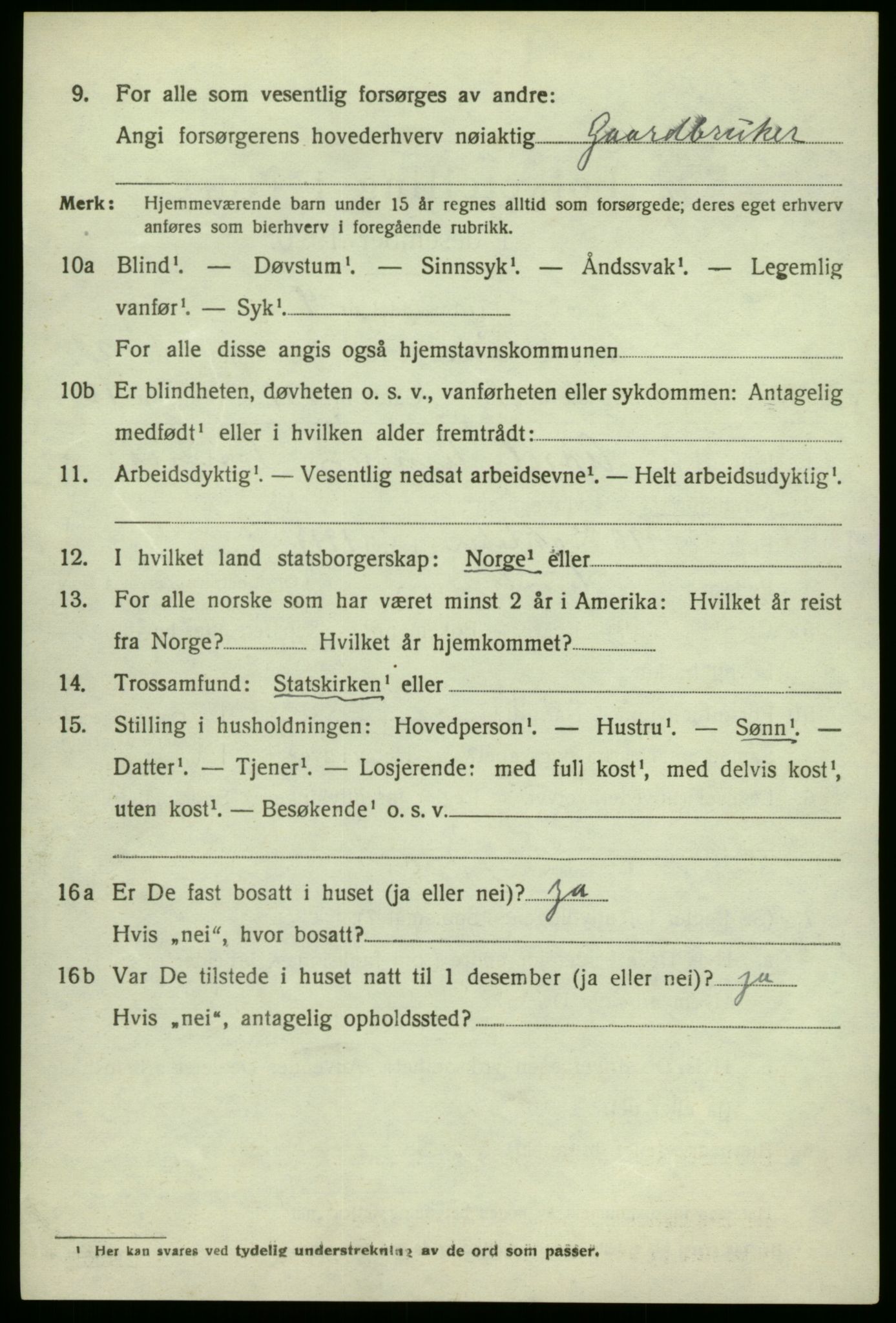 SAB, Folketelling 1920 for 1264 Austrheim herred, 1920, s. 1401