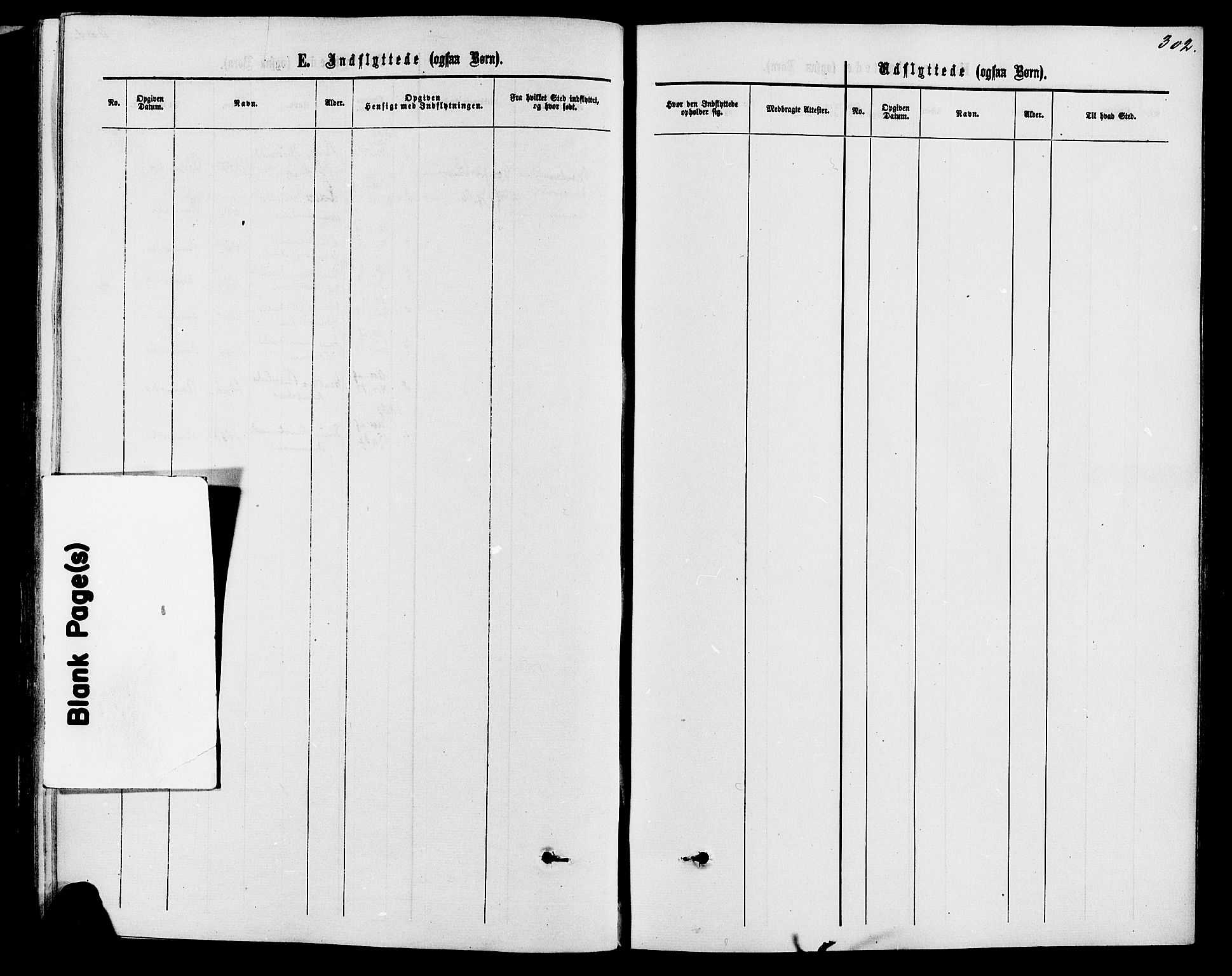 Romedal prestekontor, AV/SAH-PREST-004/K/L0006: Ministerialbok nr. 6, 1866-1886, s. 302