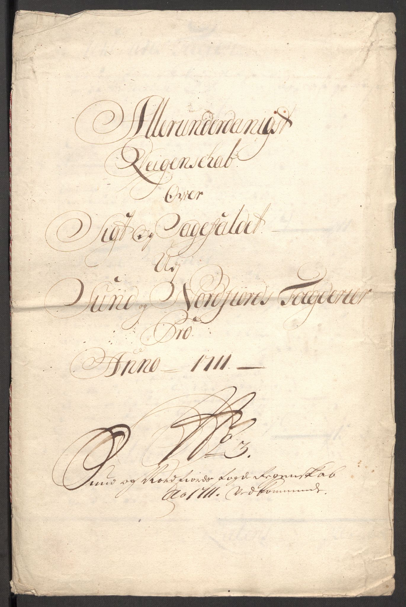 Rentekammeret inntil 1814, Reviderte regnskaper, Fogderegnskap, AV/RA-EA-4092/R53/L3433: Fogderegnskap Sunn- og Nordfjord, 1710-1711, s. 240