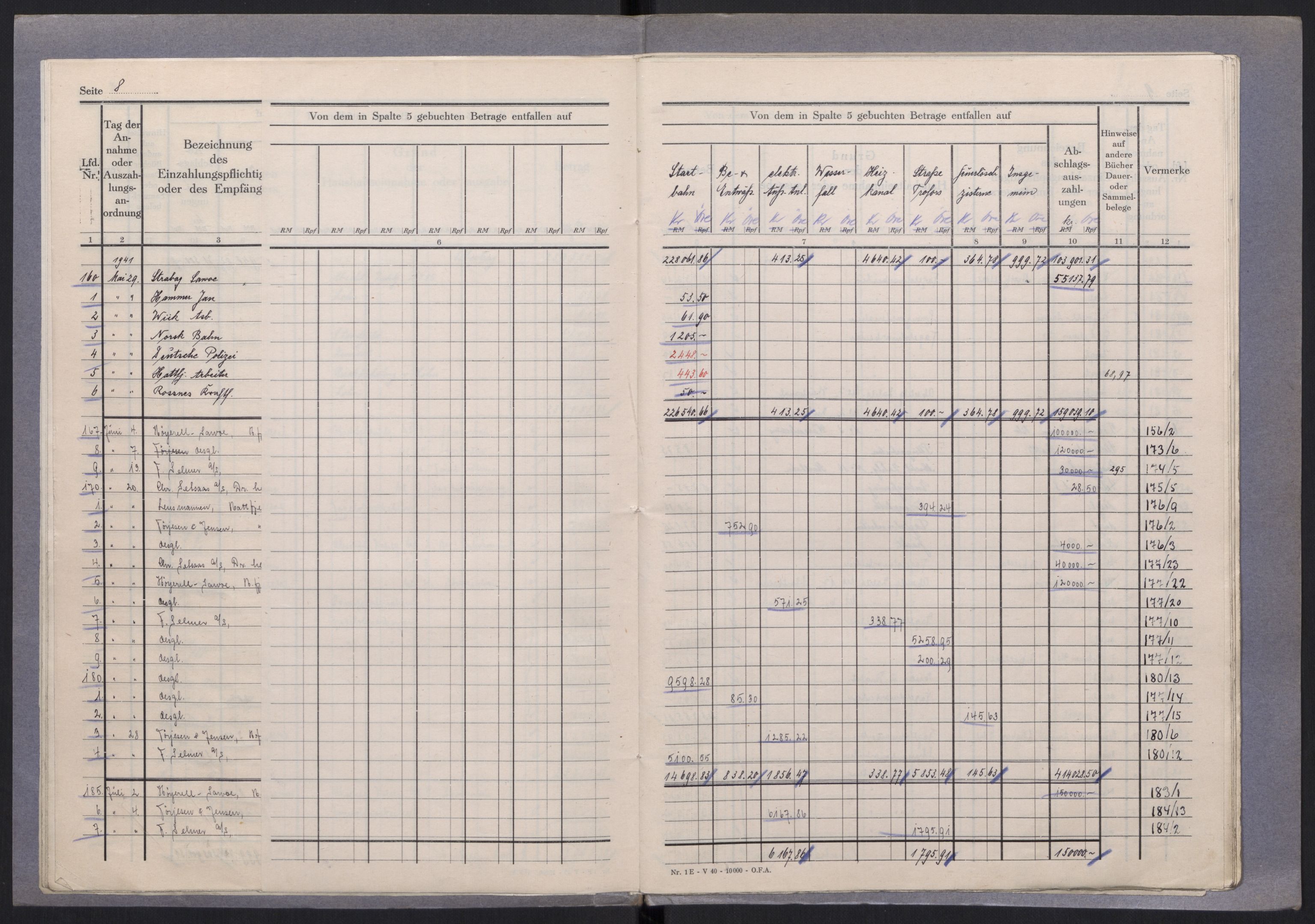 Tyske arkiver, Organisation Todt (OT), Einsatzgruppe Wiking, AV/RA-RAFA-2188/2/E/Ea/L0005: Byggeprosjekt i Hattfjelldal, 1940-1942, s. 171