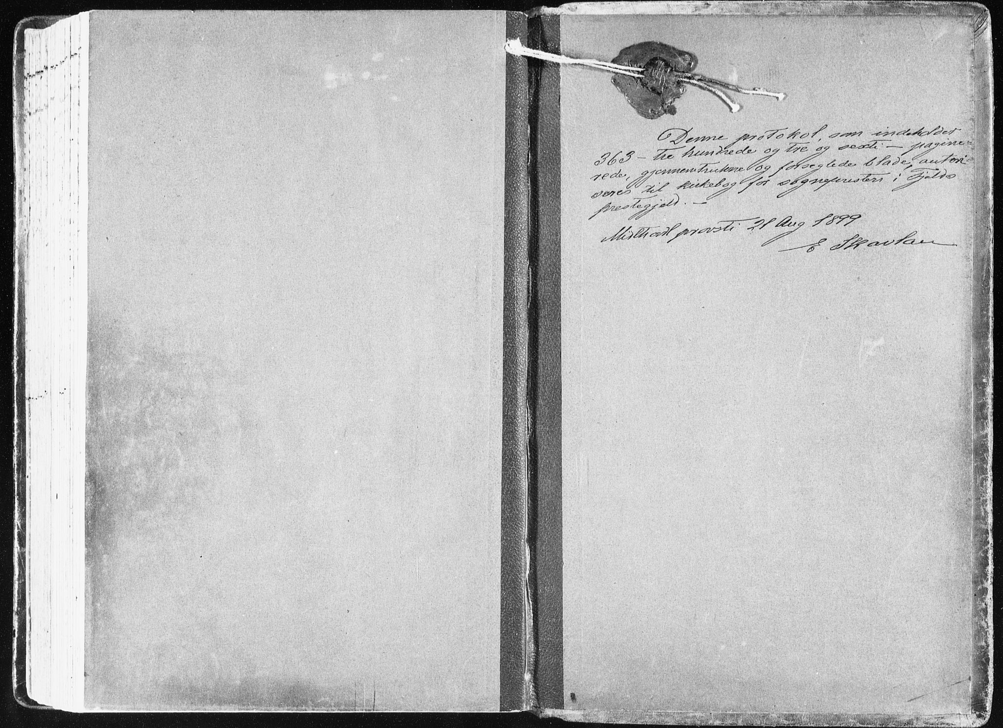 Fjell sokneprestembete, AV/SAB-A-75301/H/Haa: Ministerialbok nr. A  9, 1899-1910