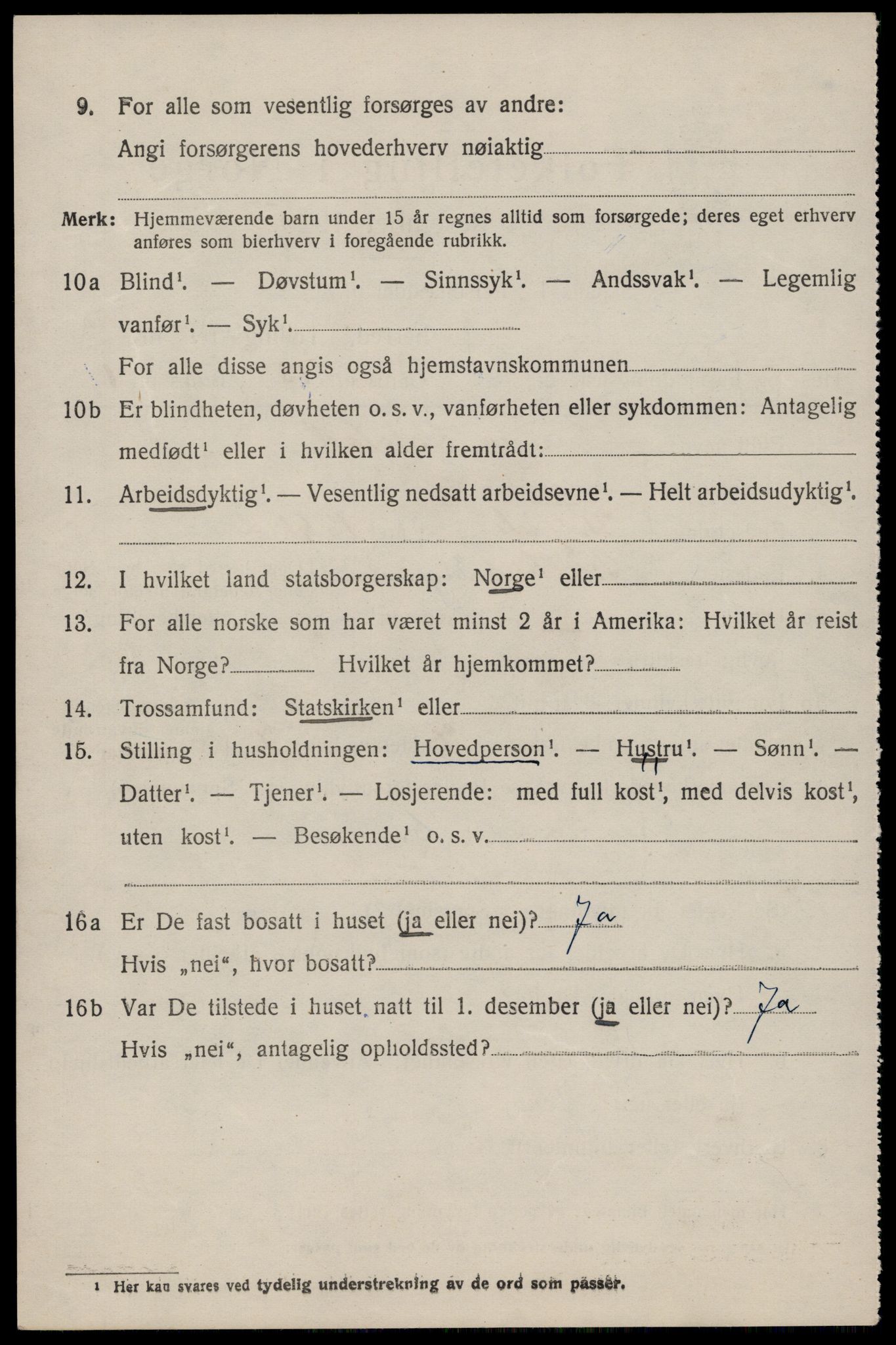 SAST, Folketelling 1920 for 1116 Eigersund herred, 1920, s. 2896