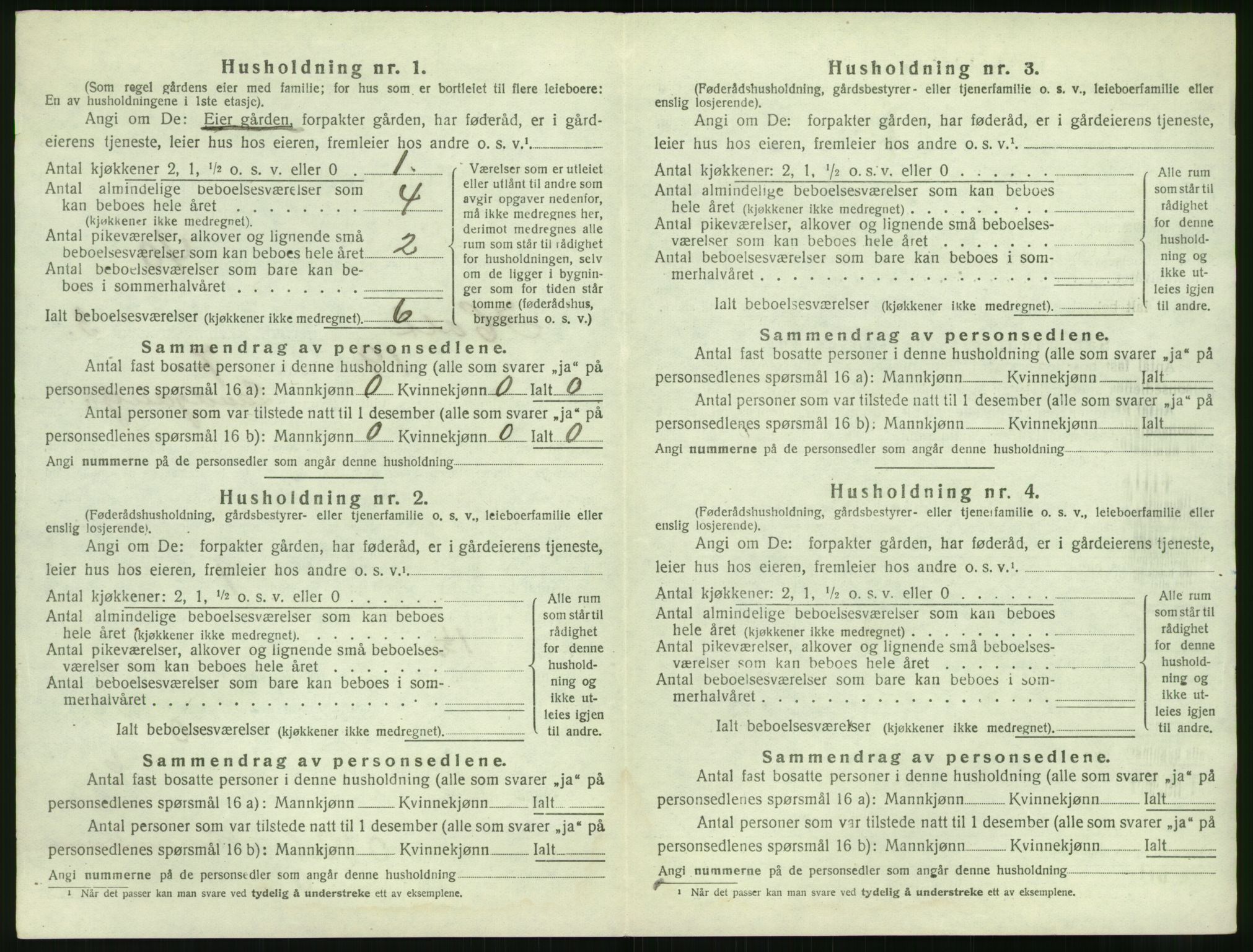 SAK, Folketelling 1920 for 0914 Holt herred, 1920, s. 313