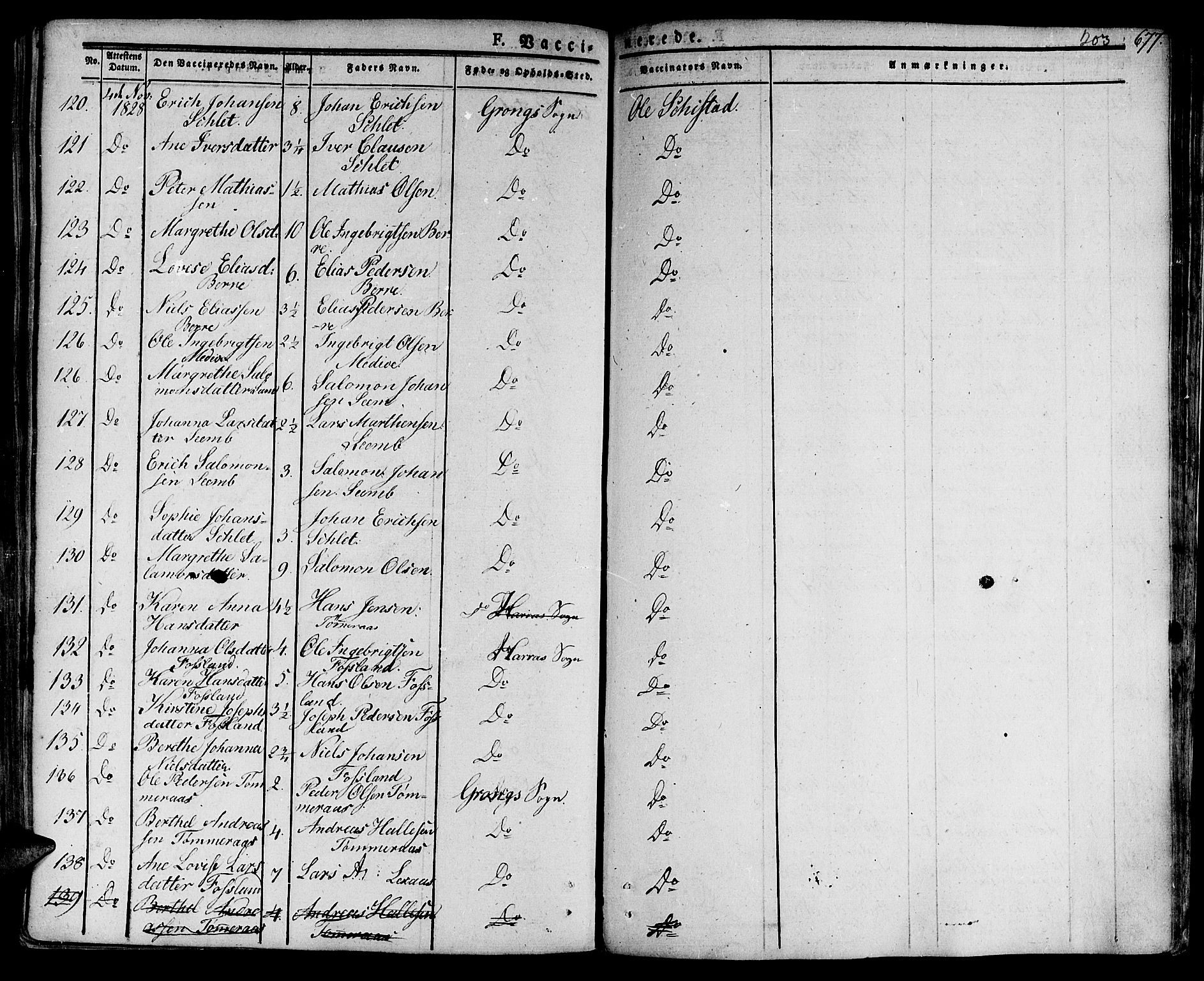 Ministerialprotokoller, klokkerbøker og fødselsregistre - Nord-Trøndelag, SAT/A-1458/758/L0510: Ministerialbok nr. 758A01 /1, 1821-1841, s. 203