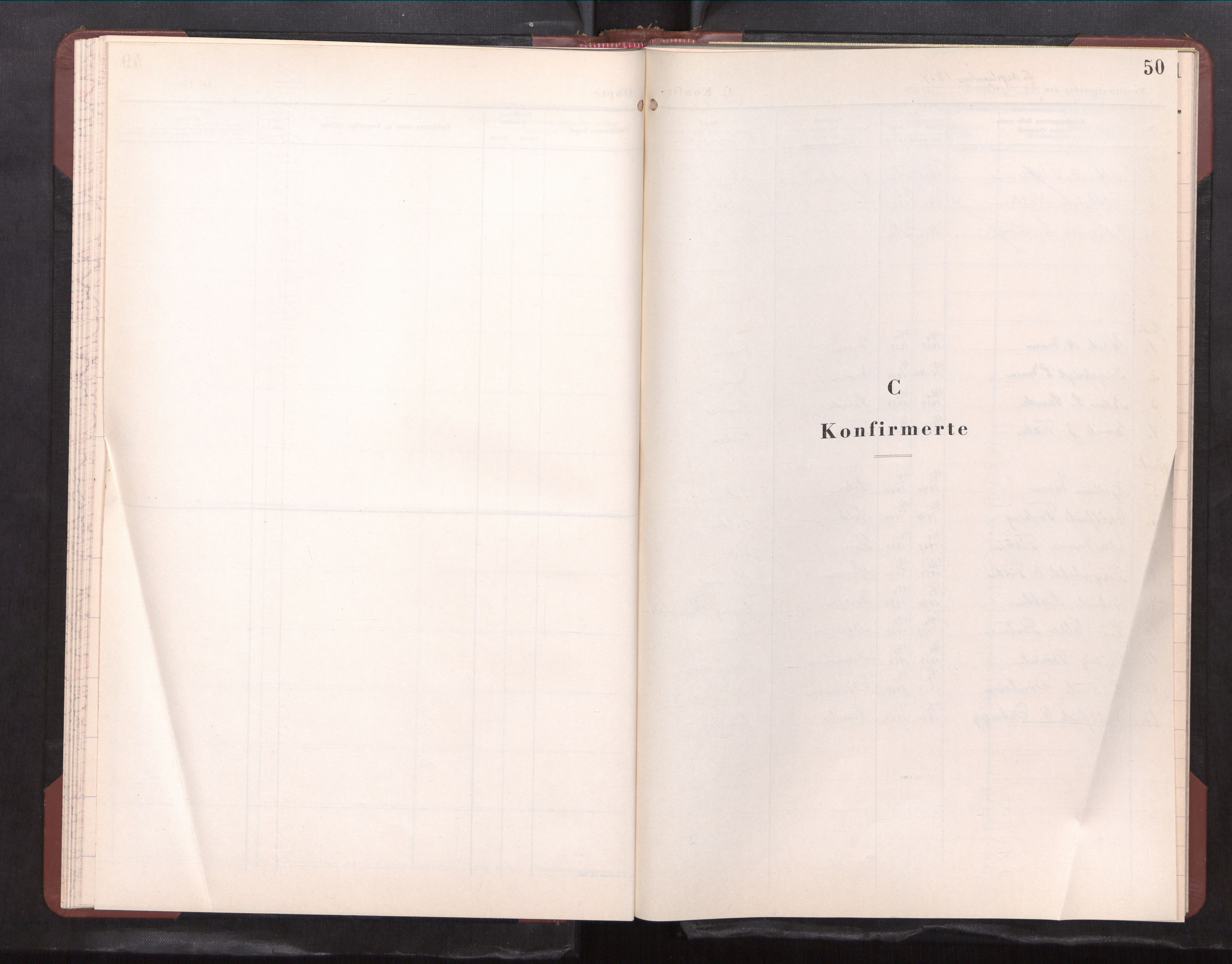 Ministerialprotokoller, klokkerbøker og fødselsregistre - Møre og Romsdal, AV/SAT-A-1454/597/L1066: Klokkerbok nr. 597---, 1954-1965, s. 50