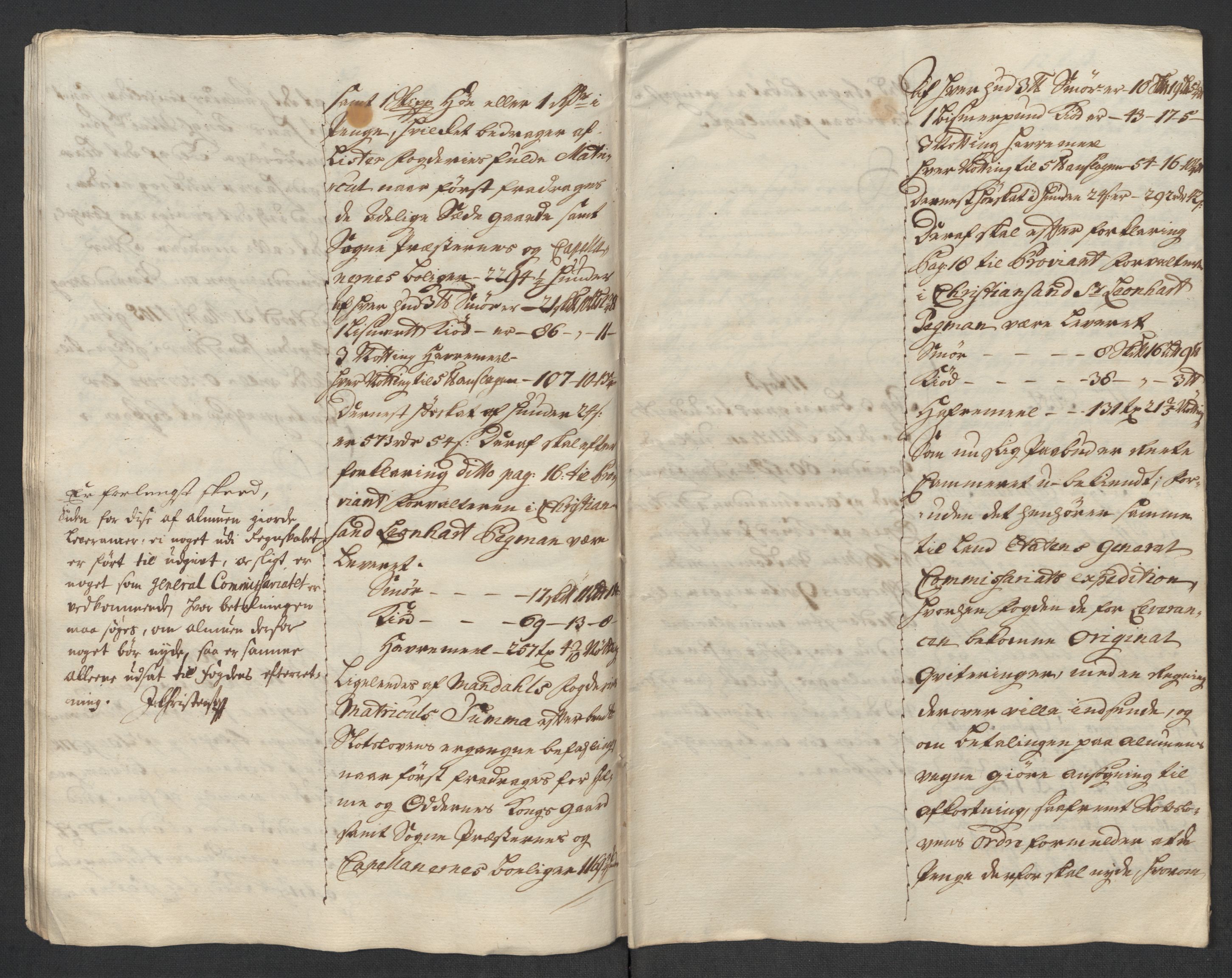 Rentekammeret inntil 1814, Reviderte regnskaper, Fogderegnskap, AV/RA-EA-4092/R43/L2562: Fogderegnskap Lista og Mandal, 1717, s. 14