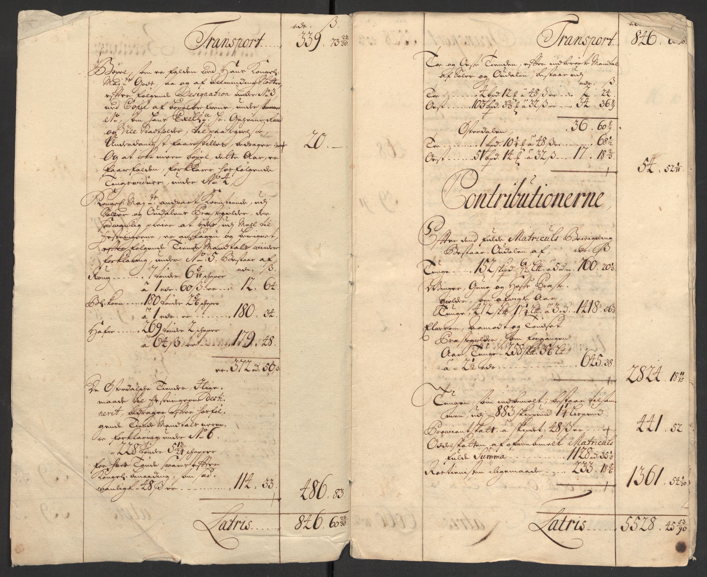 Rentekammeret inntil 1814, Reviderte regnskaper, Fogderegnskap, AV/RA-EA-4092/R13/L0844: Fogderegnskap Solør, Odal og Østerdal, 1707, s. 5