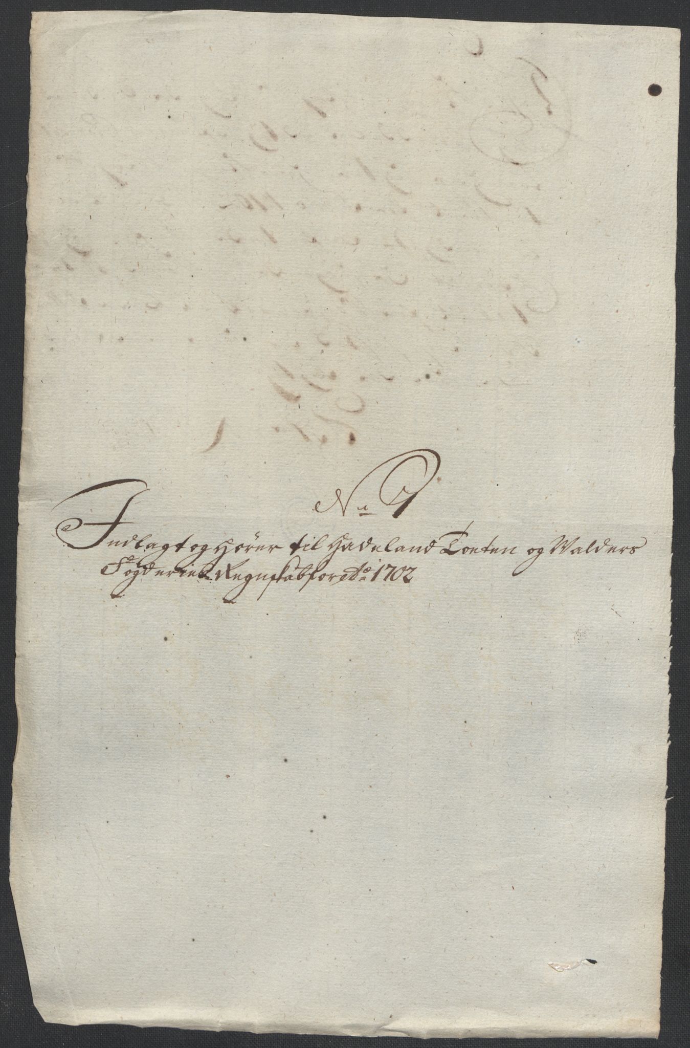 Rentekammeret inntil 1814, Reviderte regnskaper, Fogderegnskap, AV/RA-EA-4092/R18/L1300: Fogderegnskap Hadeland, Toten og Valdres, 1702, s. 278