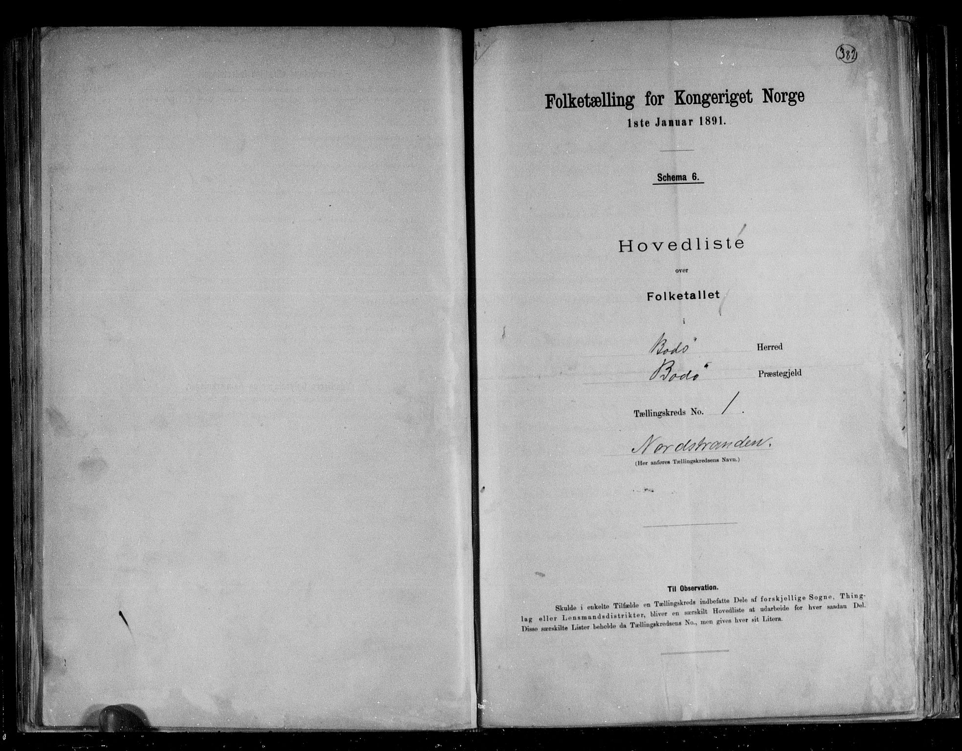 RA, Folketelling 1891 for 1843 Bodø herred, 1891, s. 4