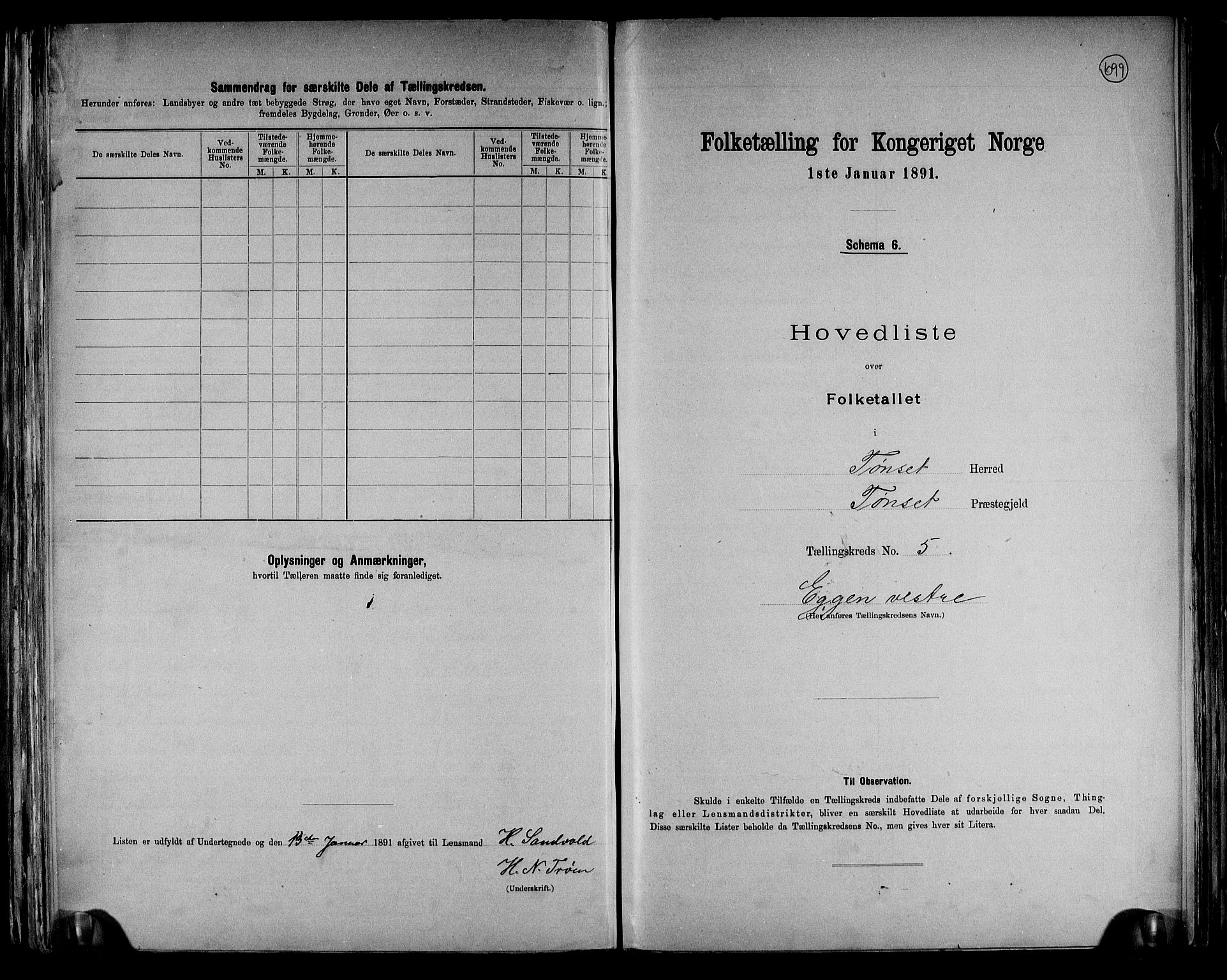 RA, Folketelling 1891 for 0437 Tynset herred, 1891, s. 12