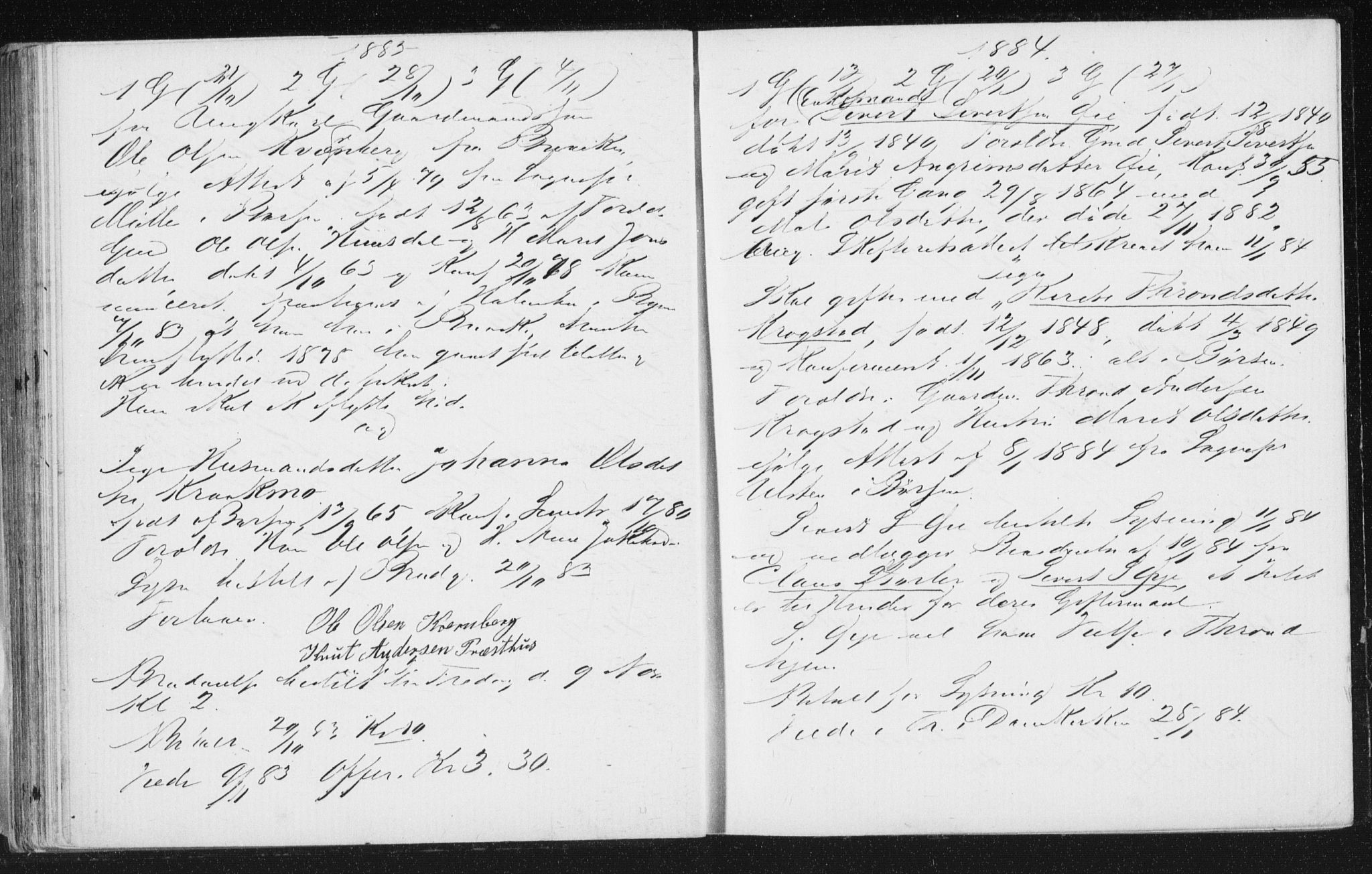 Melhus sokneprestkontor, AV/SAT-A-1141/1/I/I1/I1f/L0010: Lysningsprotokoll nr. 691.I.1F10, 1867-1894