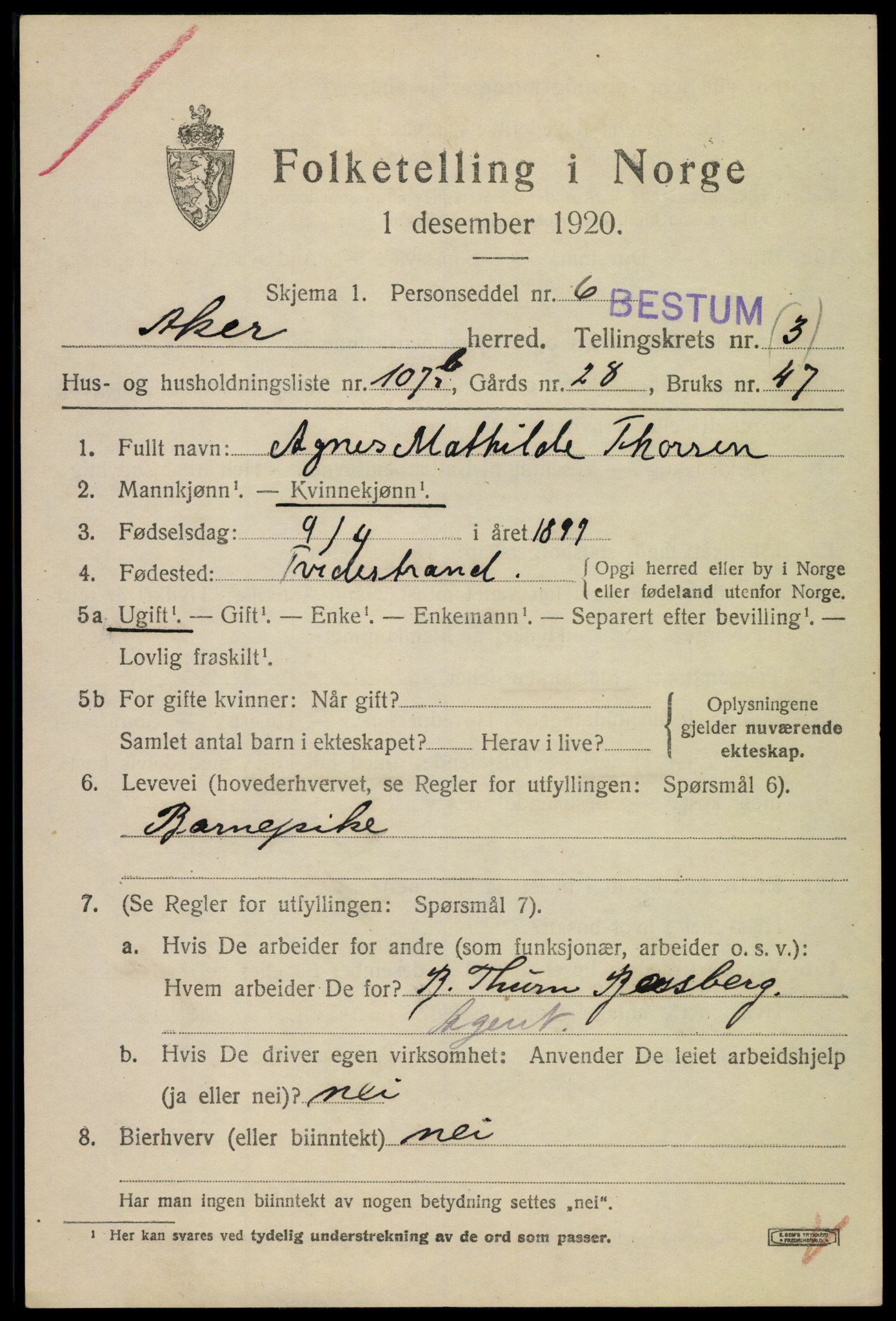 SAO, Folketelling 1920 for 0218 Aker herred, 1920, s. 25784