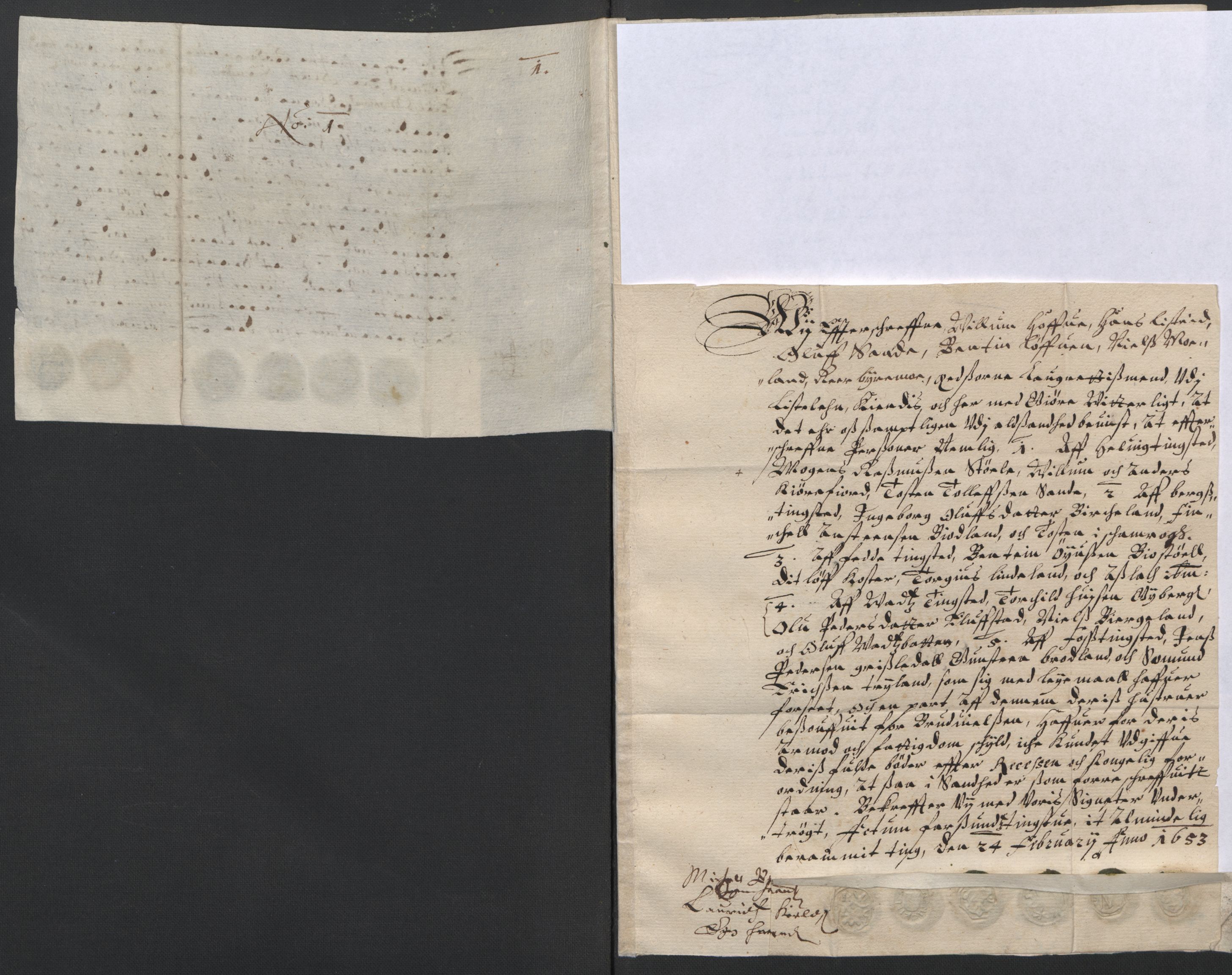 Rentekammeret inntil 1814, Reviderte regnskaper, Lensregnskaper, AV/RA-EA-5023/R/Rb/Rbr/L0019: Lista len, 1650-1653