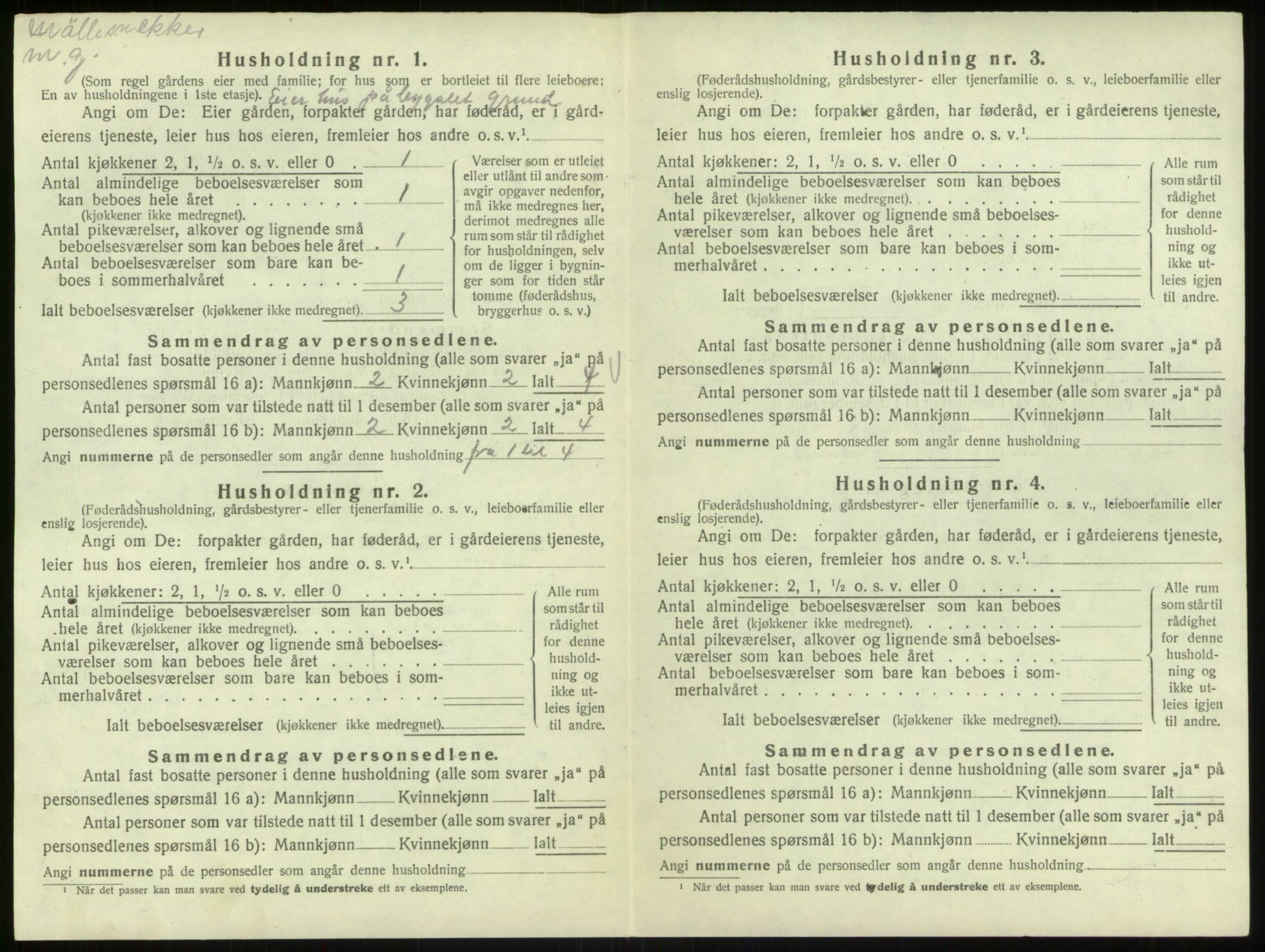 SAB, Folketelling 1920 for 1253 Hosanger herred, 1920, s. 551