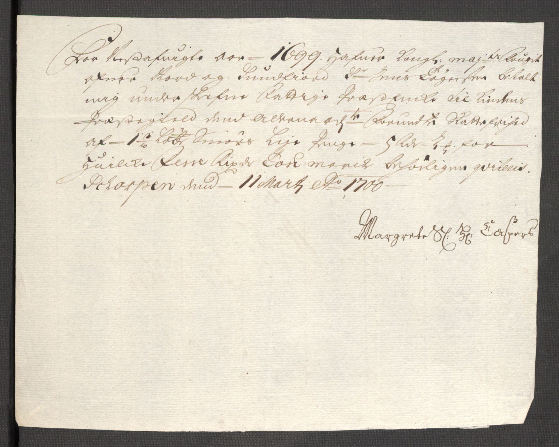 Rentekammeret inntil 1814, Reviderte regnskaper, Fogderegnskap, RA/EA-4092/R53/L3424: Fogderegnskap Sunn- og Nordfjord, 1699, s. 340