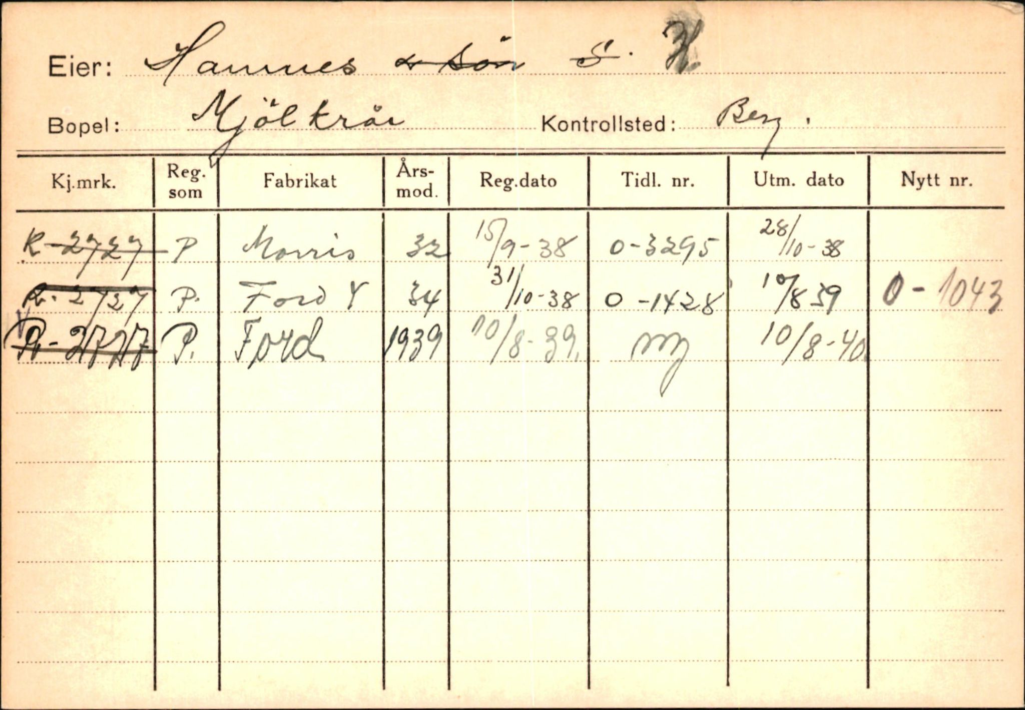 Statens vegvesen, Hordaland vegkontor, AV/SAB-A-5201/2/Ha/L0018: R-eierkort H, 1920-1971, s. 570