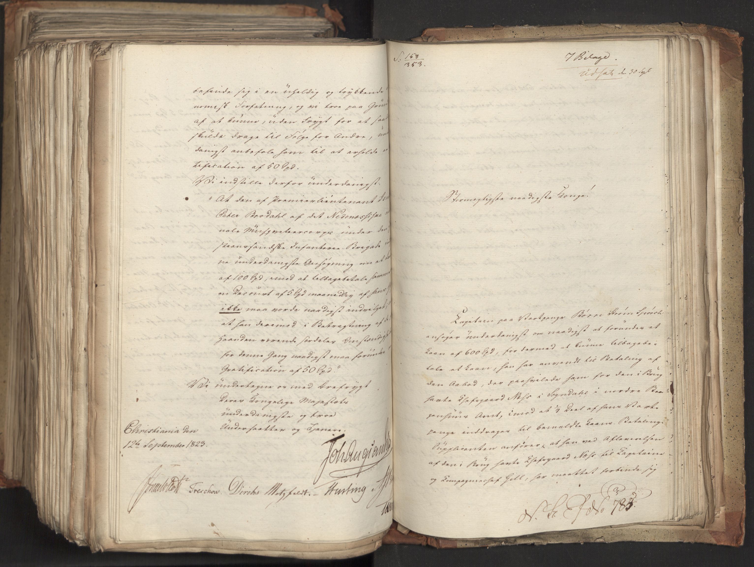 Statsrådsavdelingen i Stockholm, AV/RA-S-1003/D/Da/L0035: Regjeringsinnstillinger nr. 541-840, 1823, s. 670
