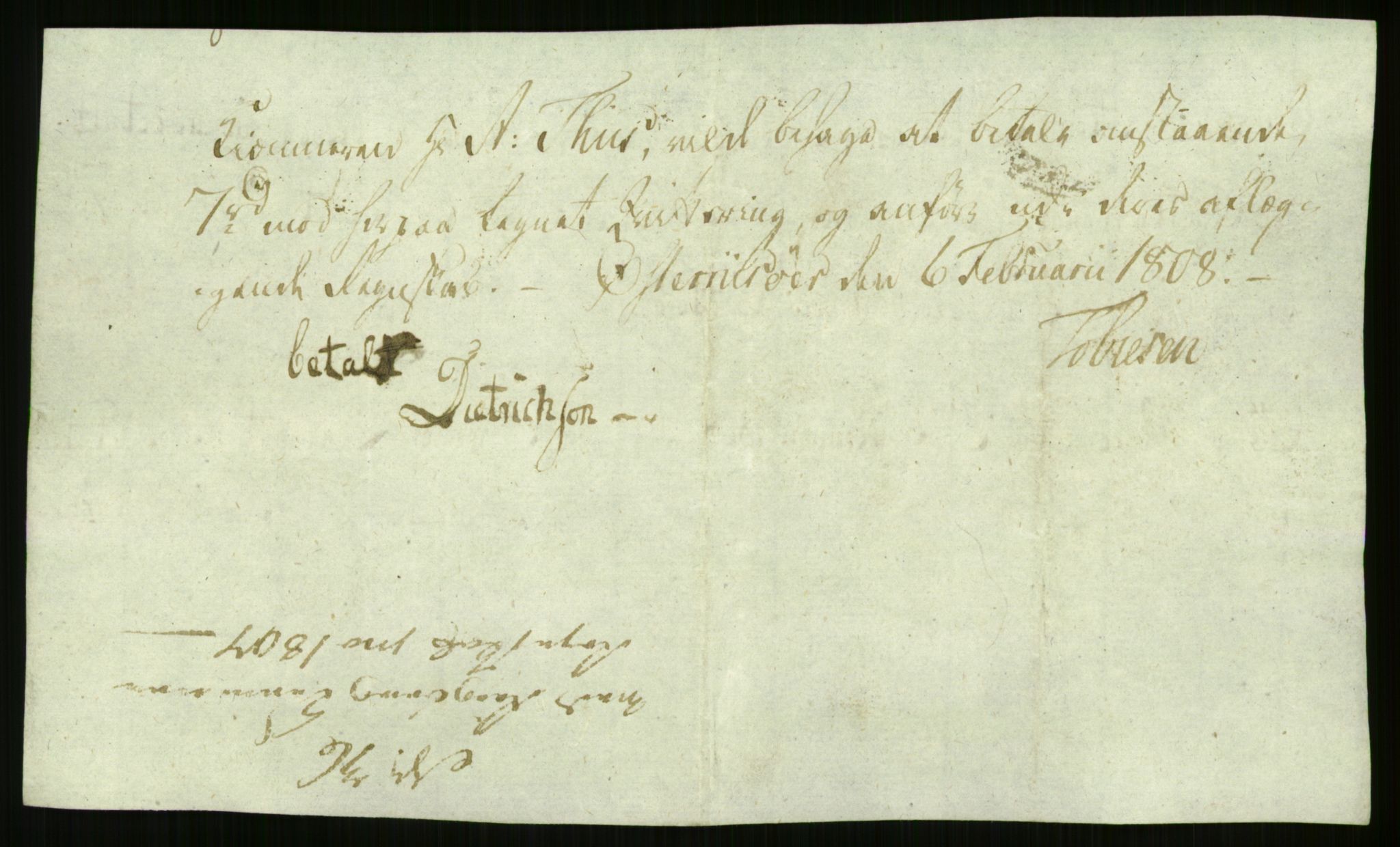 Danske Kanselli 1800-1814, RA/EA-3024/K/Kk/Kka/Kkac/L0237: Kjøpstadregnskap Øster Risør, 1805-1810, s. 578