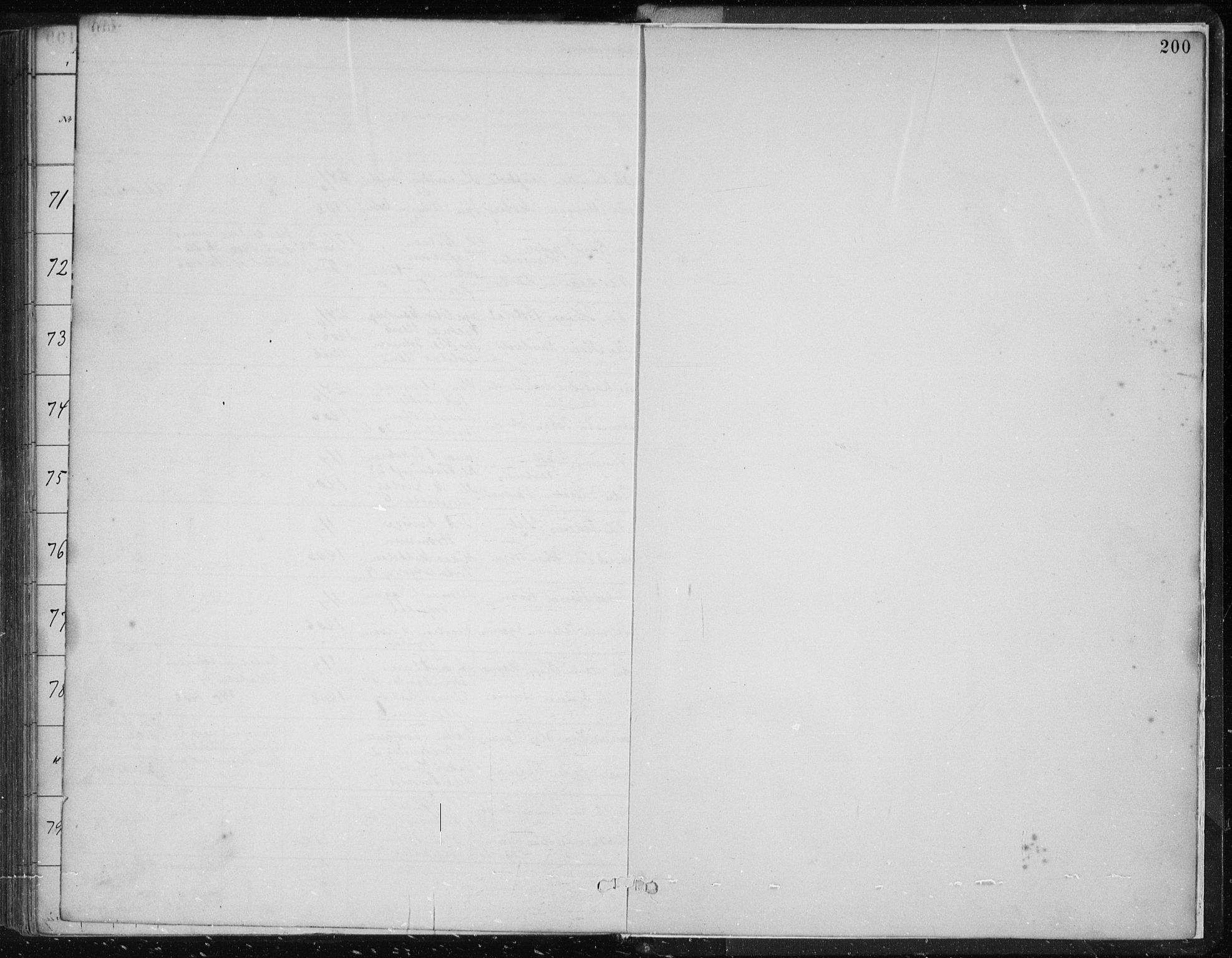 Korskirken sokneprestembete, SAB/A-76101/H/Hab: Klokkerbok nr. D 3, 1887-1906, s. 200
