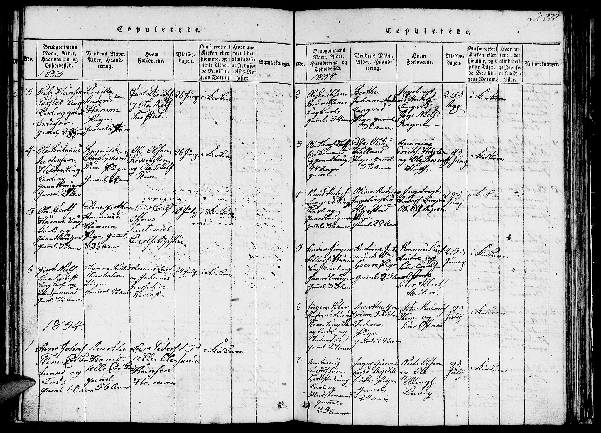 Ministerialprotokoller, klokkerbøker og fødselsregistre - Møre og Romsdal, AV/SAT-A-1454/536/L0506: Klokkerbok nr. 536C01, 1818-1859, s. 222