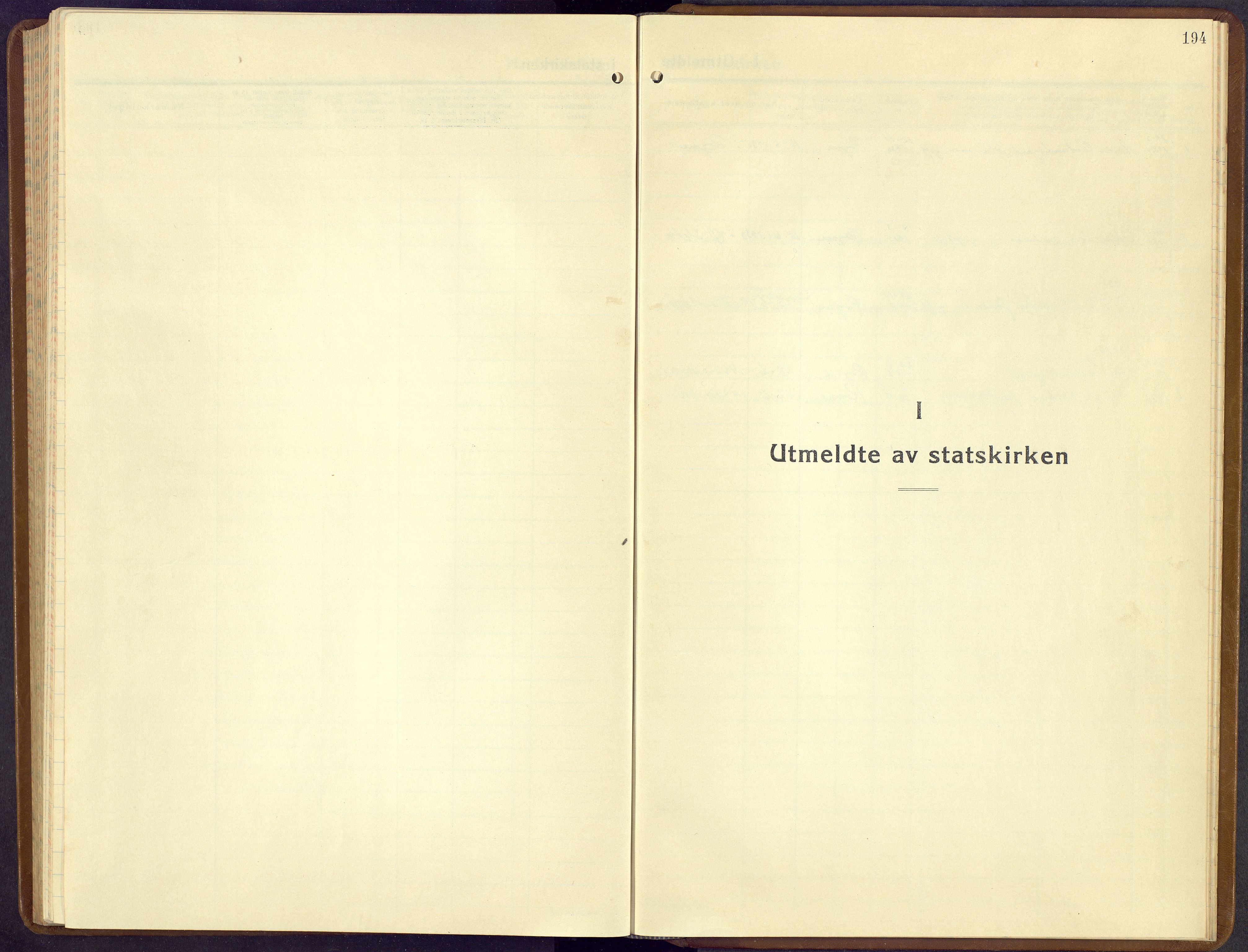 Øystre Slidre prestekontor, SAH/PREST-138/H/Ha/Hab/L0011: Klokkerbok nr. 11, 1937-1966, s. 194