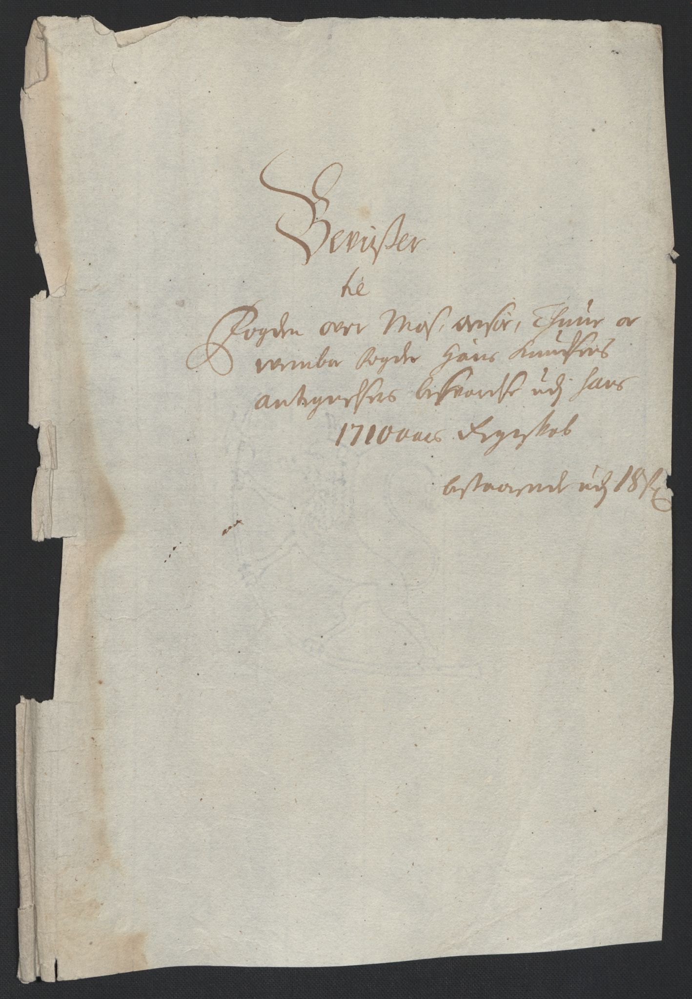 Rentekammeret inntil 1814, Reviderte regnskaper, Fogderegnskap, RA/EA-4092/R04/L0135: Fogderegnskap Moss, Onsøy, Tune, Veme og Åbygge, 1709-1710, s. 444