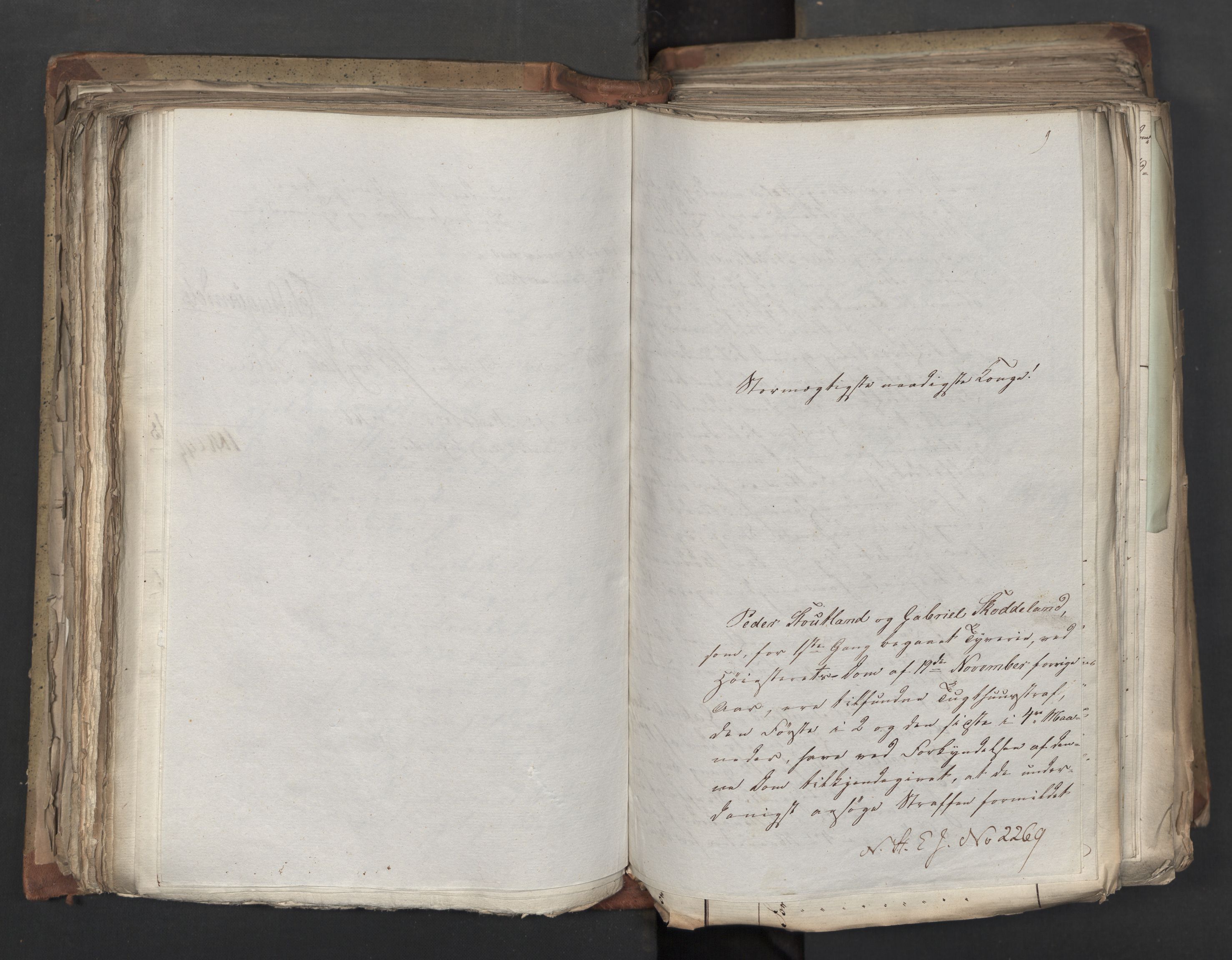 Statsrådsavdelingen i Stockholm, AV/RA-S-1003/D/Da/L0041: Regjeringsinnstillinger nr. 2204-2466, 1825, s. 222