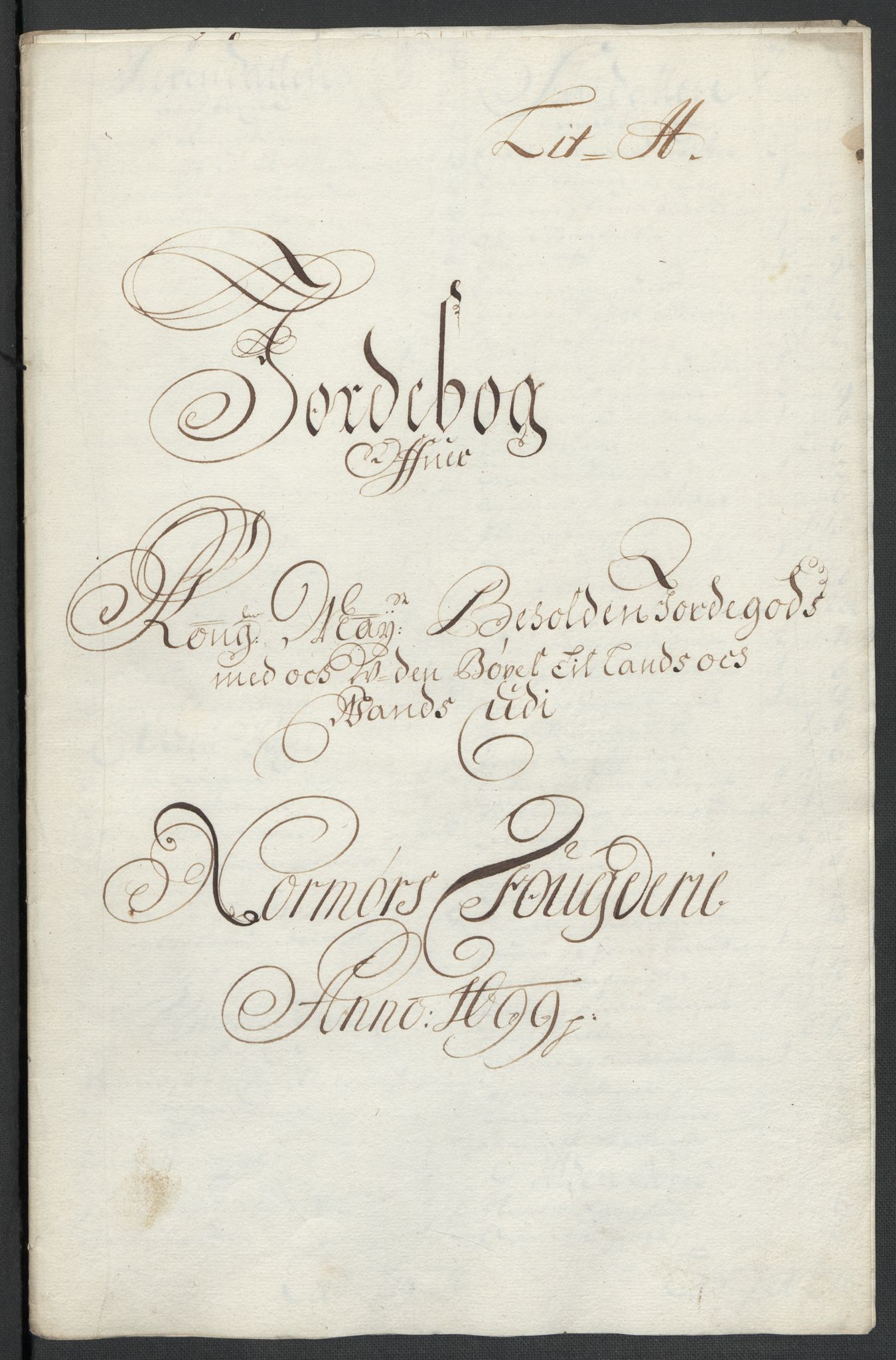 Rentekammeret inntil 1814, Reviderte regnskaper, Fogderegnskap, RA/EA-4092/R56/L3738: Fogderegnskap Nordmøre, 1699, s. 90