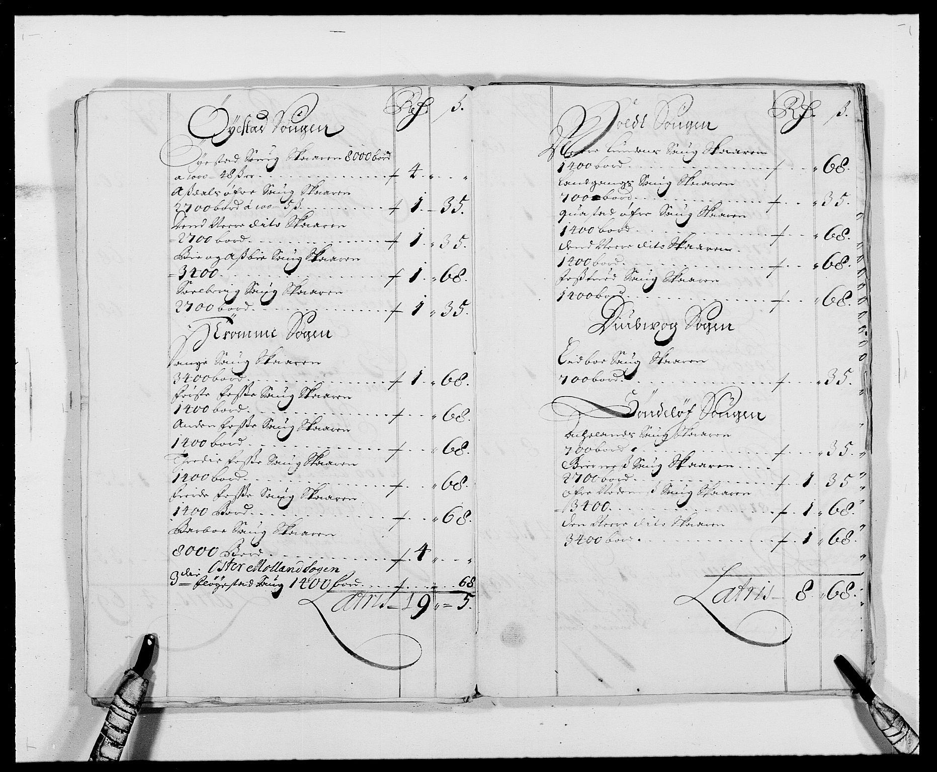 Rentekammeret inntil 1814, Reviderte regnskaper, Fogderegnskap, RA/EA-4092/R39/L2309: Fogderegnskap Nedenes, 1684-1689, s. 336