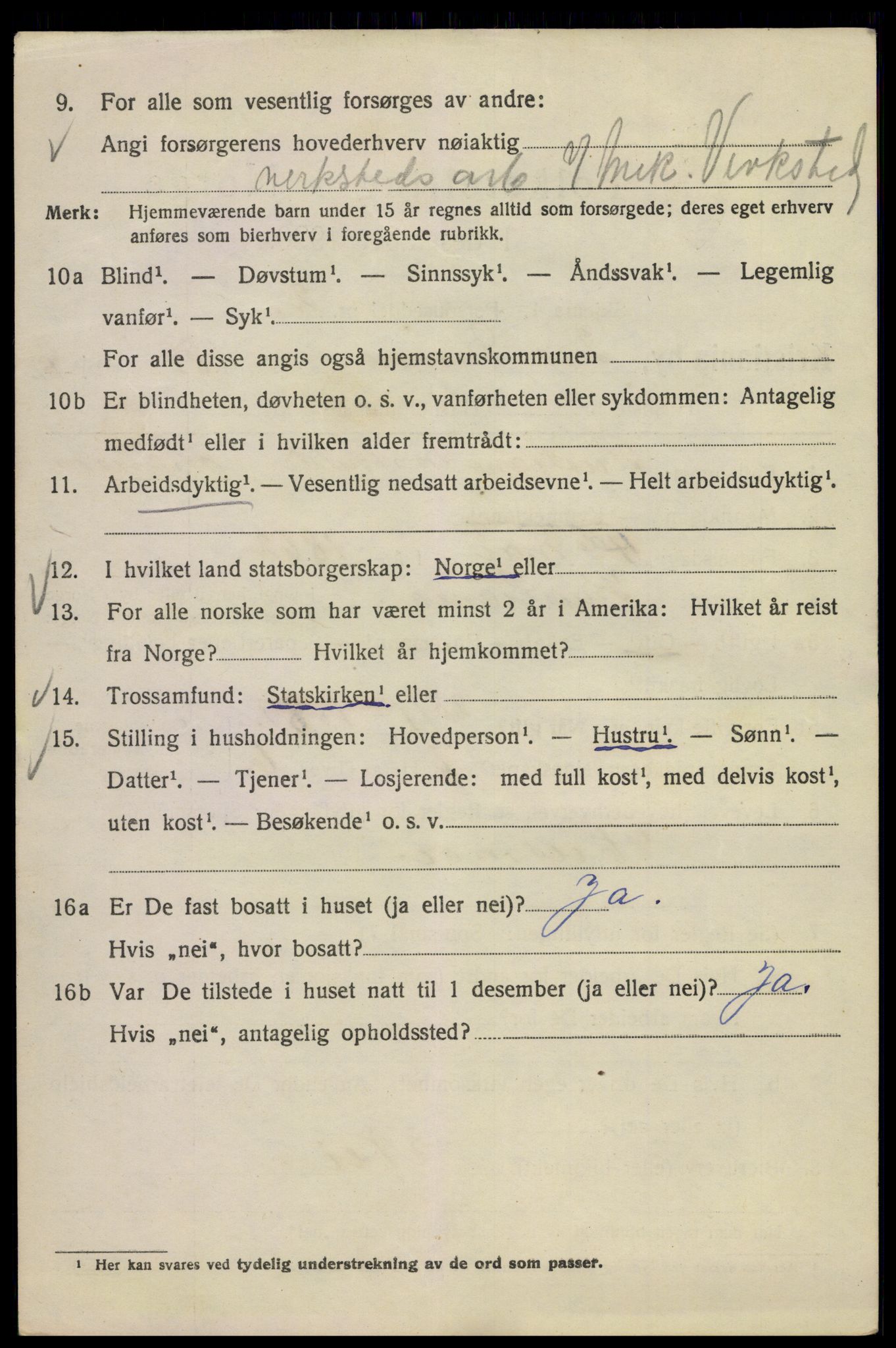 SAO, Folketelling 1920 for 0301 Kristiania kjøpstad, 1920, s. 580482