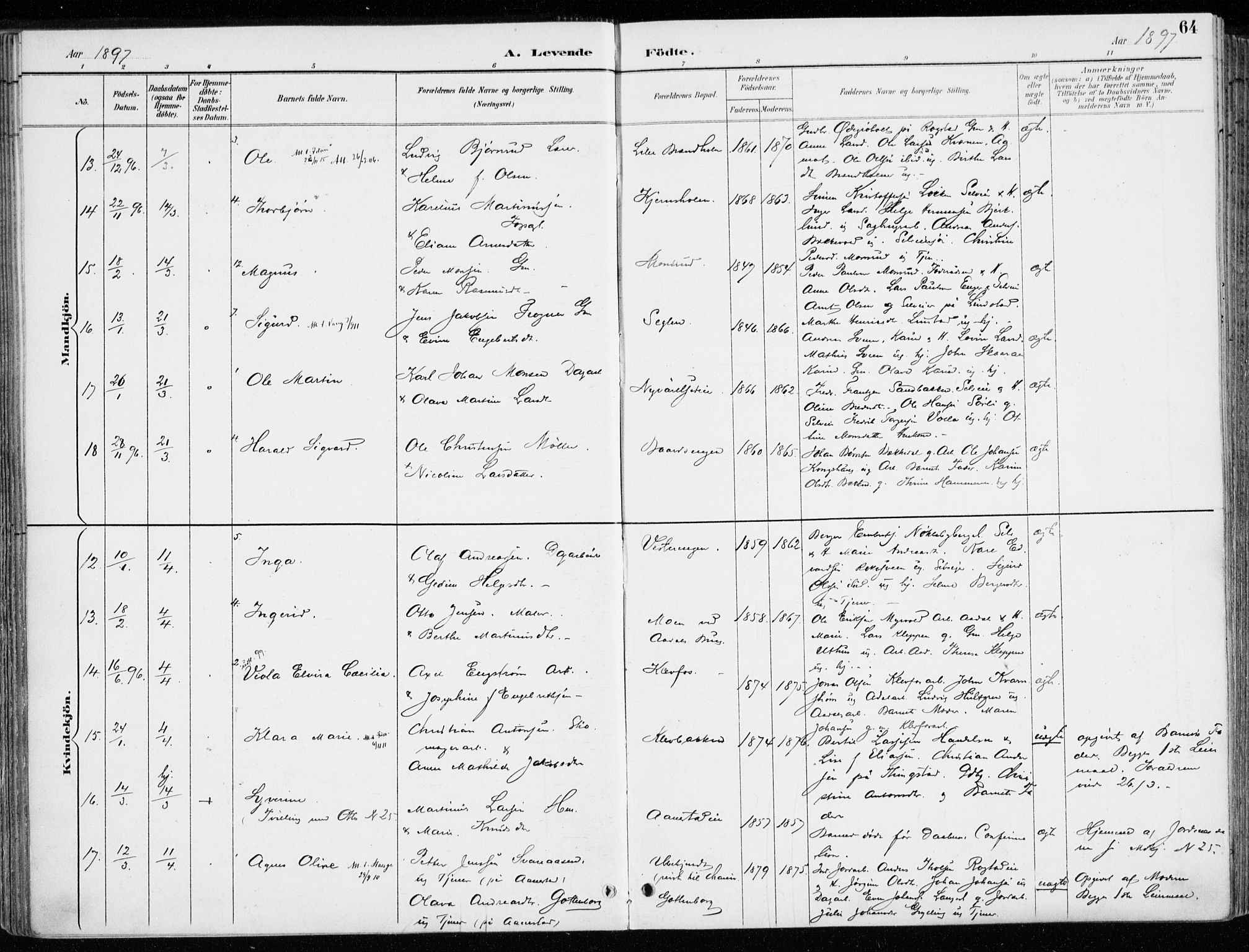 Løten prestekontor, AV/SAH-PREST-022/K/Ka/L0010: Ministerialbok nr. 10, 1892-1907, s. 64