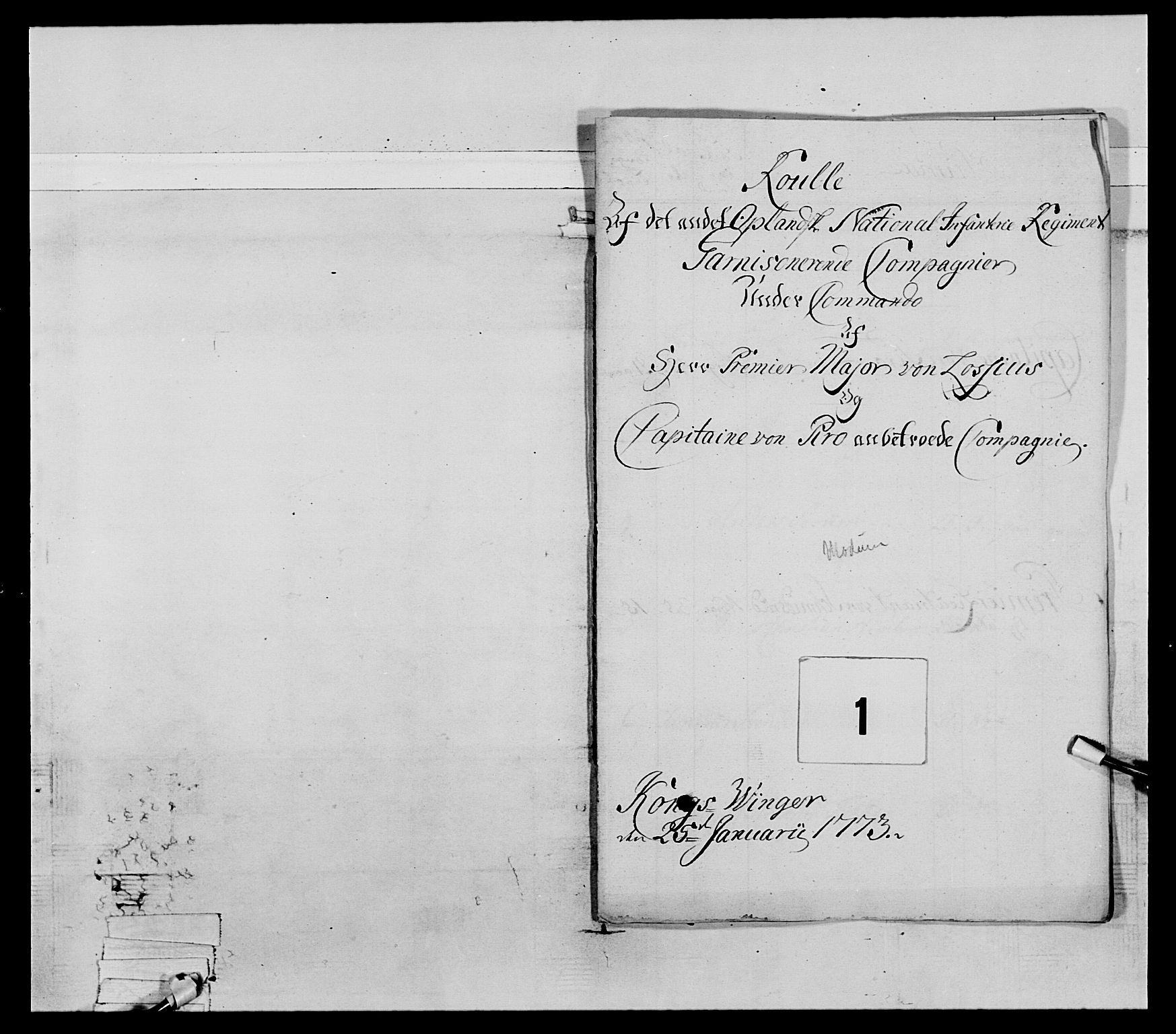 Generalitets- og kommissariatskollegiet, Det kongelige norske kommissariatskollegium, RA/EA-5420/E/Eh/L0063: 2. Opplandske nasjonale infanteriregiment, 1773, s. 6