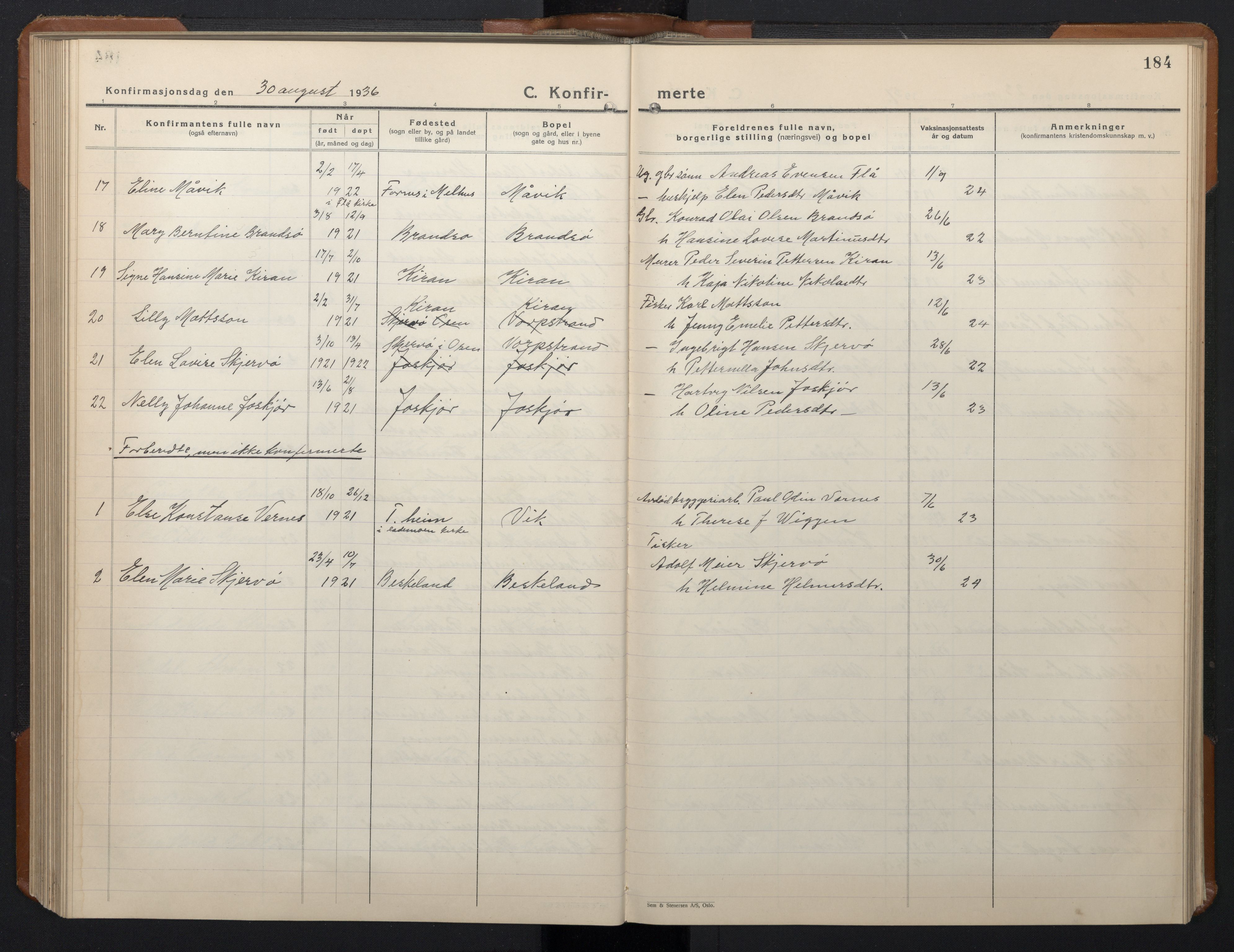 Ministerialprotokoller, klokkerbøker og fødselsregistre - Sør-Trøndelag, AV/SAT-A-1456/657/L0718: Klokkerbok nr. 657C05, 1923-1948, s. 184