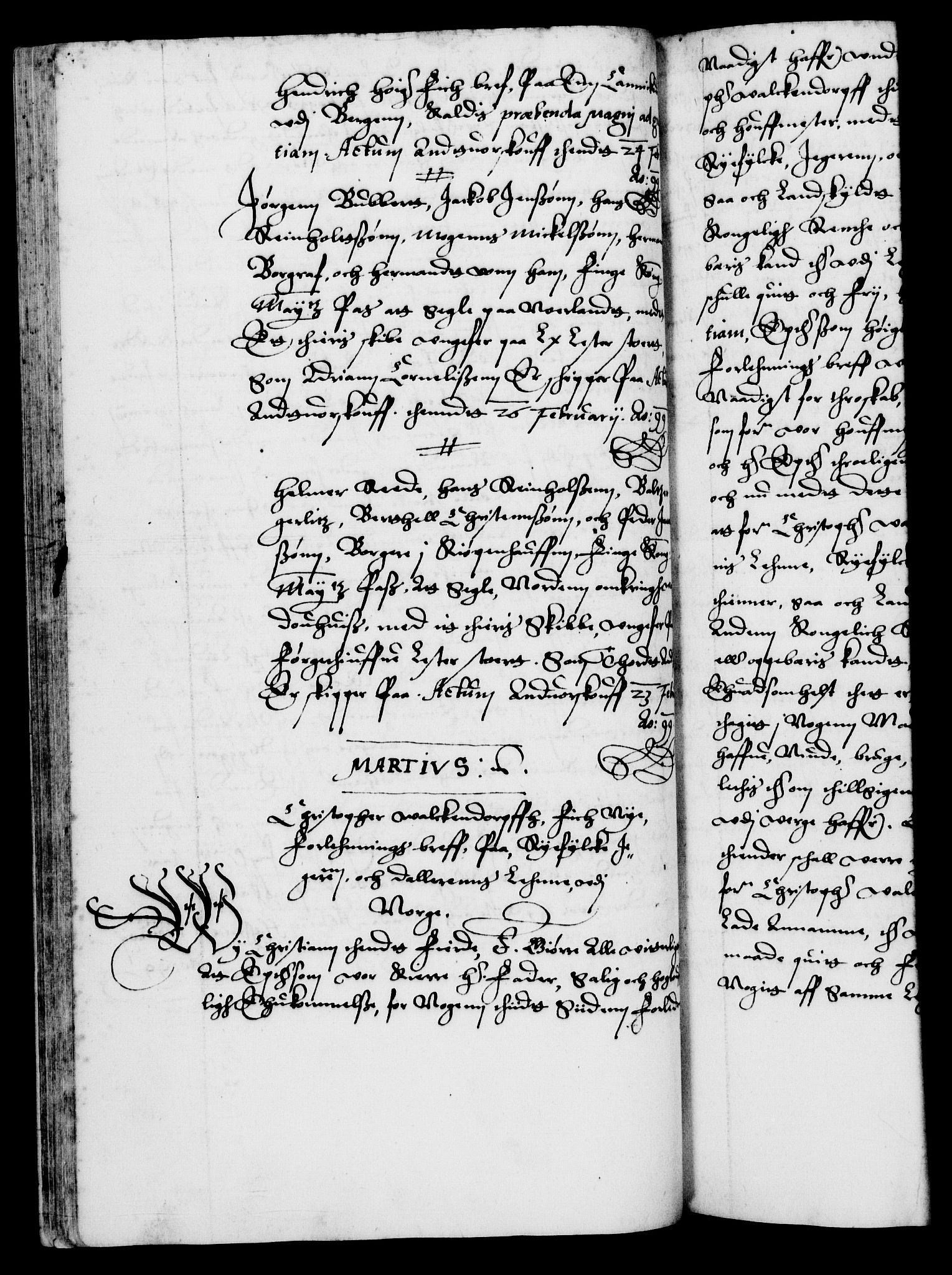 Danske Kanselli 1572-1799, RA/EA-3023/F/Fc/Fca/Fcaa/L0003: Norske registre (mikrofilm), 1596-1616, s. 103b