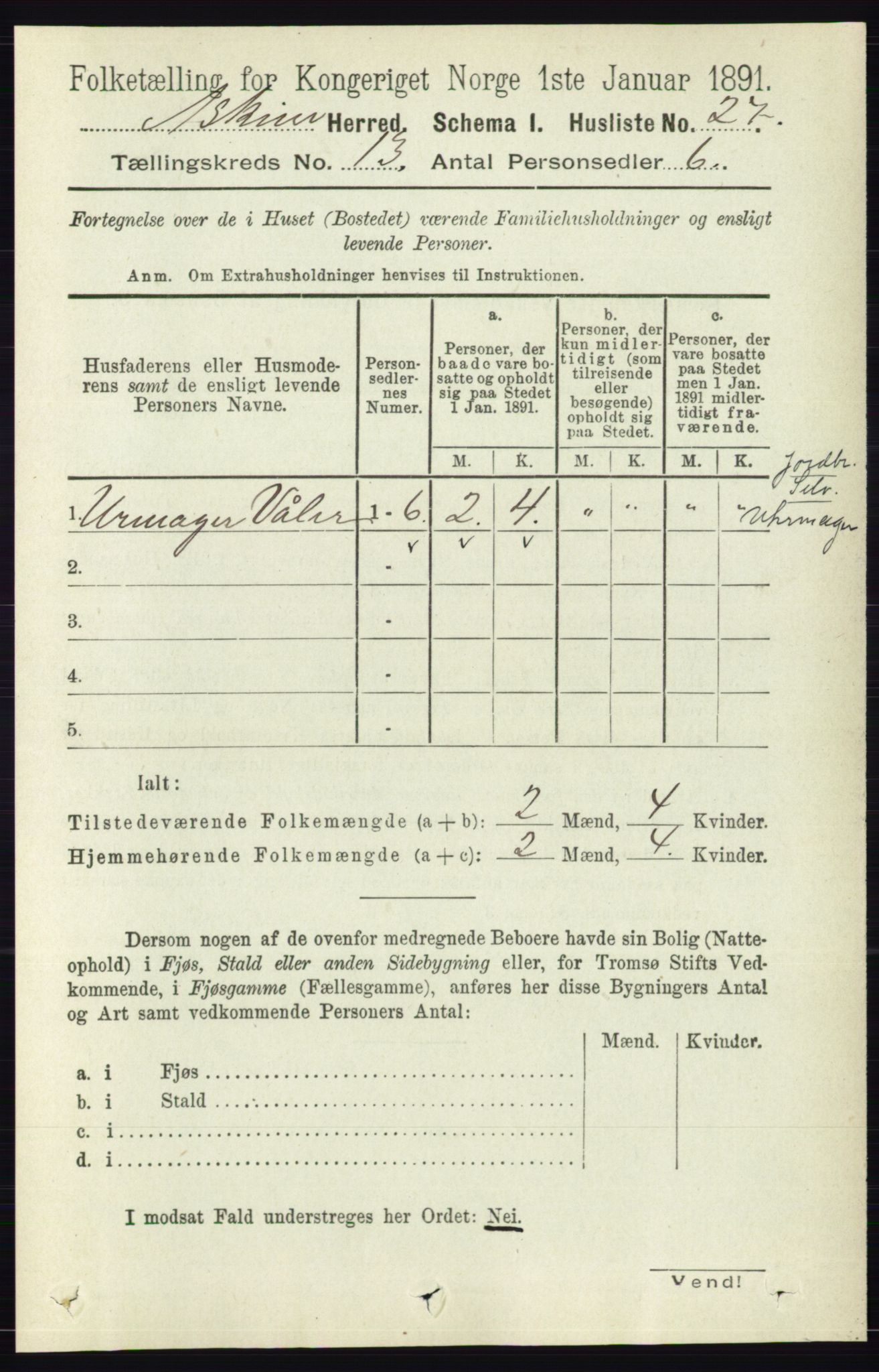 RA, Folketelling 1891 for 0124 Askim herred, 1891, s. 2037