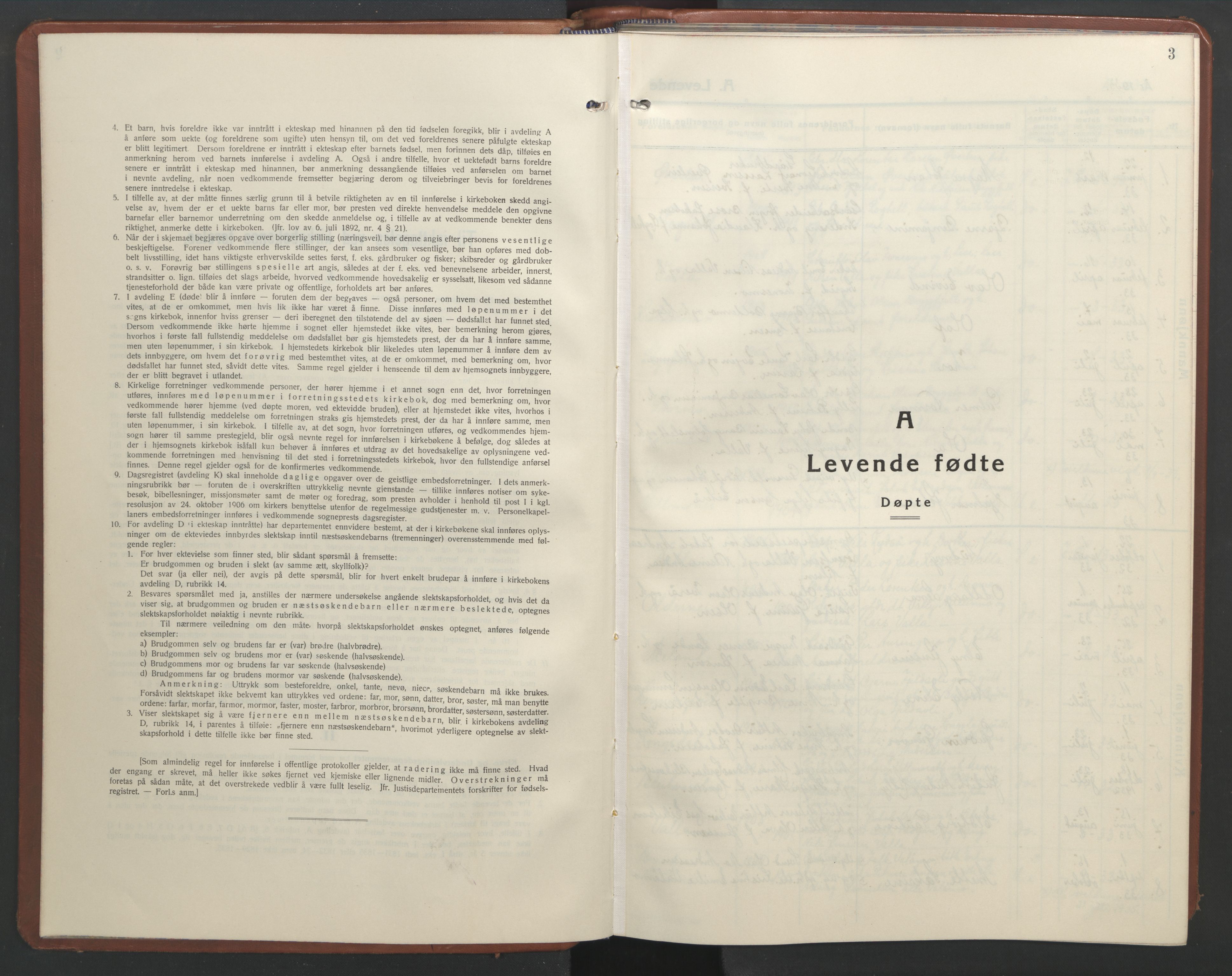 Ministerialprotokoller, klokkerbøker og fødselsregistre - Nordland, AV/SAT-A-1459/826/L0385: Klokkerbok nr. 826C05, 1933-1951, s. 3