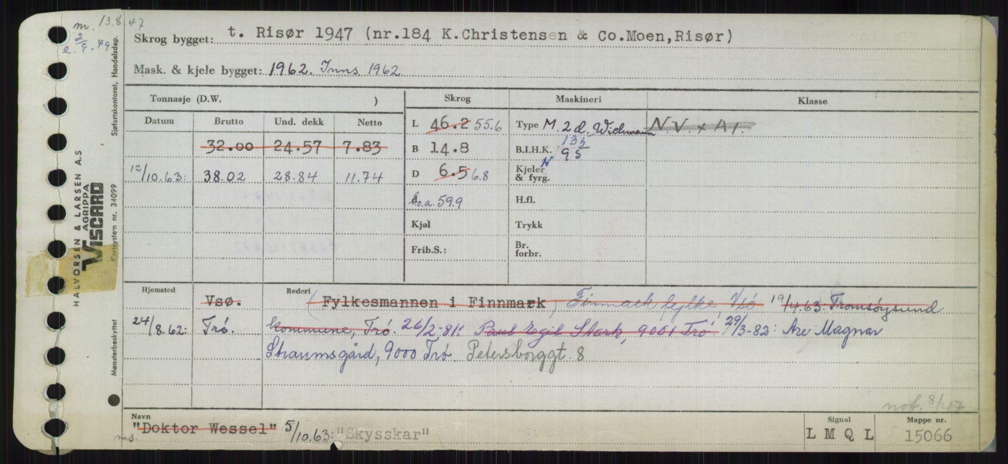 Sjøfartsdirektoratet med forløpere, Skipsmålingen, RA/S-1627/H/Ha/L0005/0002: Fartøy, S-Sven / Fartøy, Skjo-Sven, s. 73