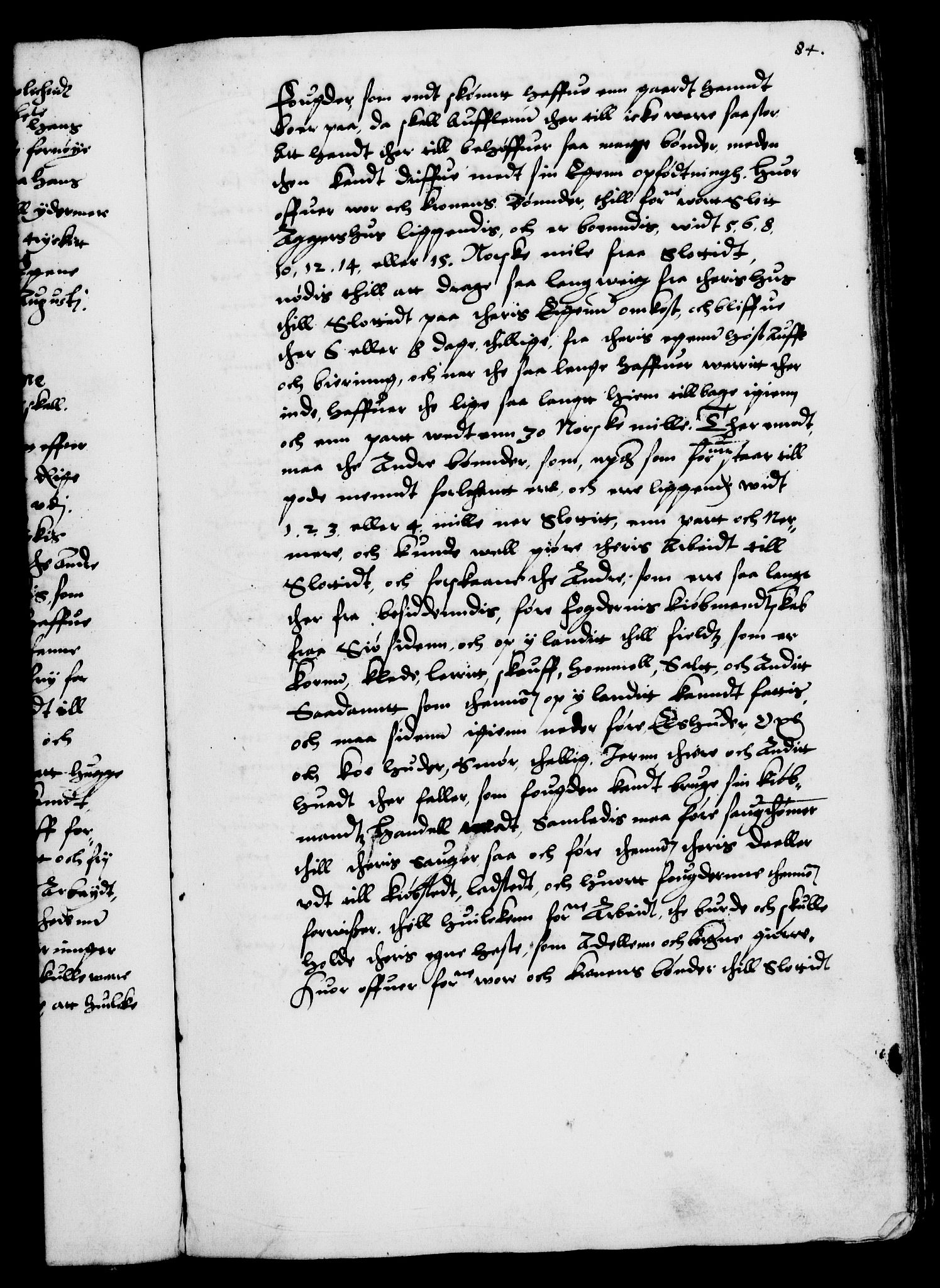 Danske Kanselli 1572-1799, RA/EA-3023/F/Fc/Fca/Fcaa/L0002: Norske registre (mikrofilm), 1588-1596, s. 84a