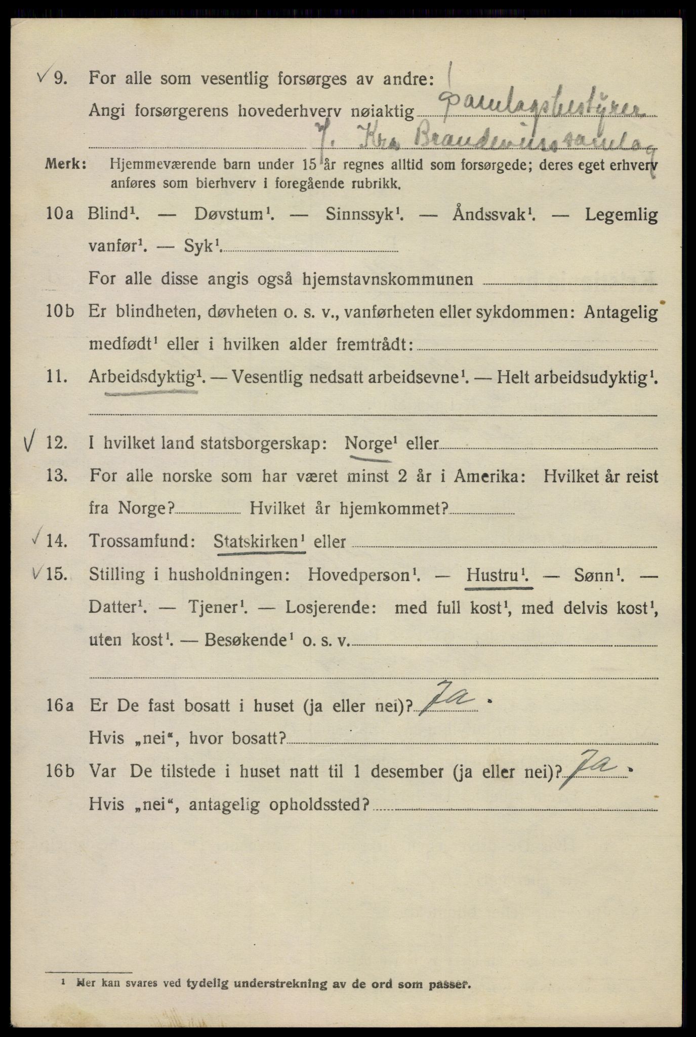 SAO, Folketelling 1920 for 0301 Kristiania kjøpstad, 1920, s. 547814