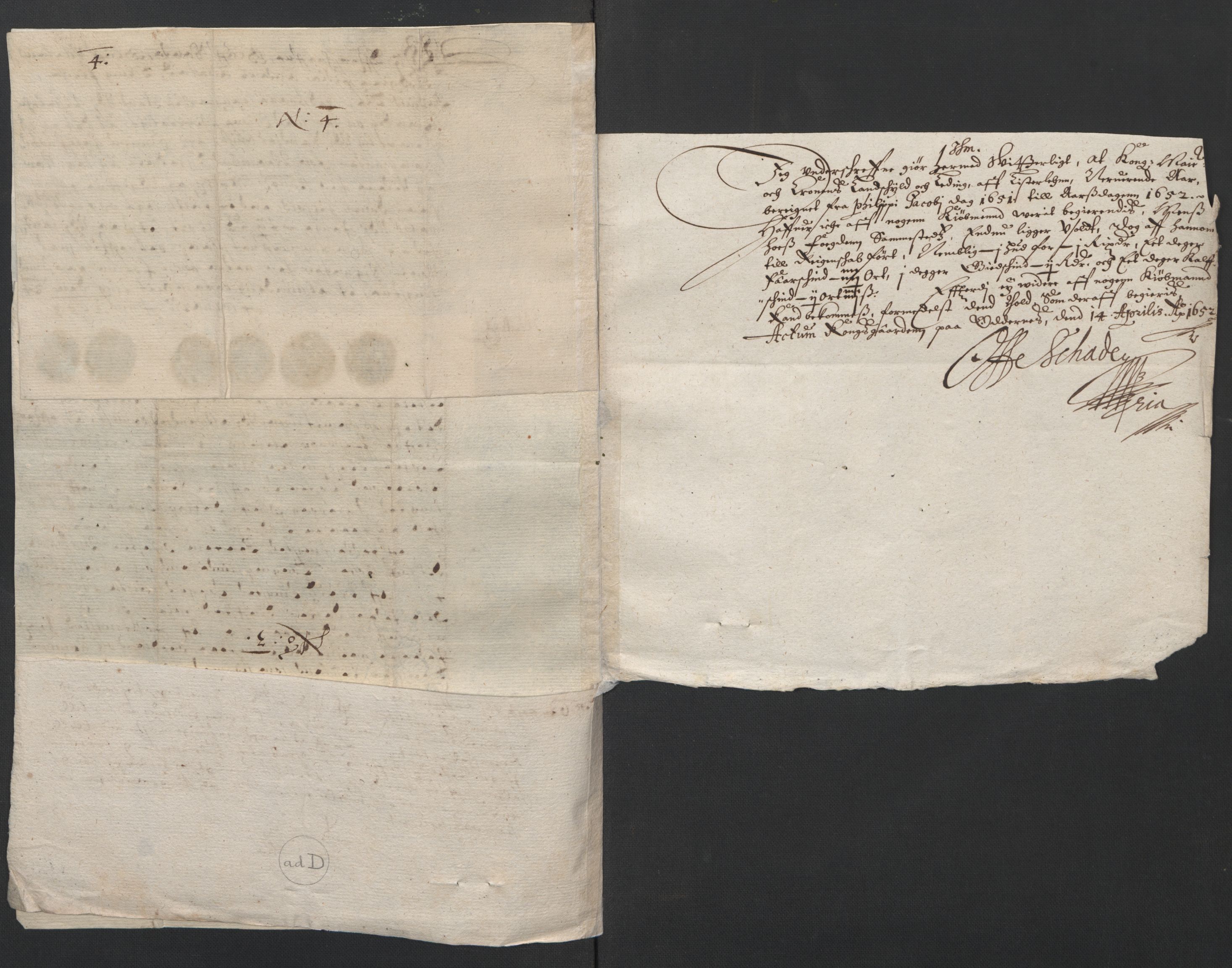 Rentekammeret inntil 1814, Reviderte regnskaper, Lensregnskaper, AV/RA-EA-5023/R/Rb/Rbr/L0019: Lista len, 1650-1653