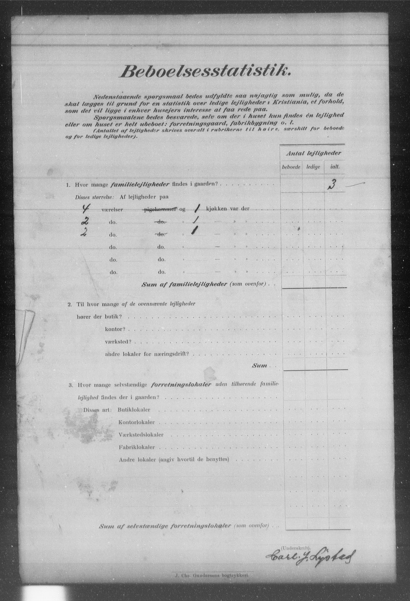 OBA, Kommunal folketelling 31.12.1903 for Kristiania kjøpstad, 1903, s. 6979