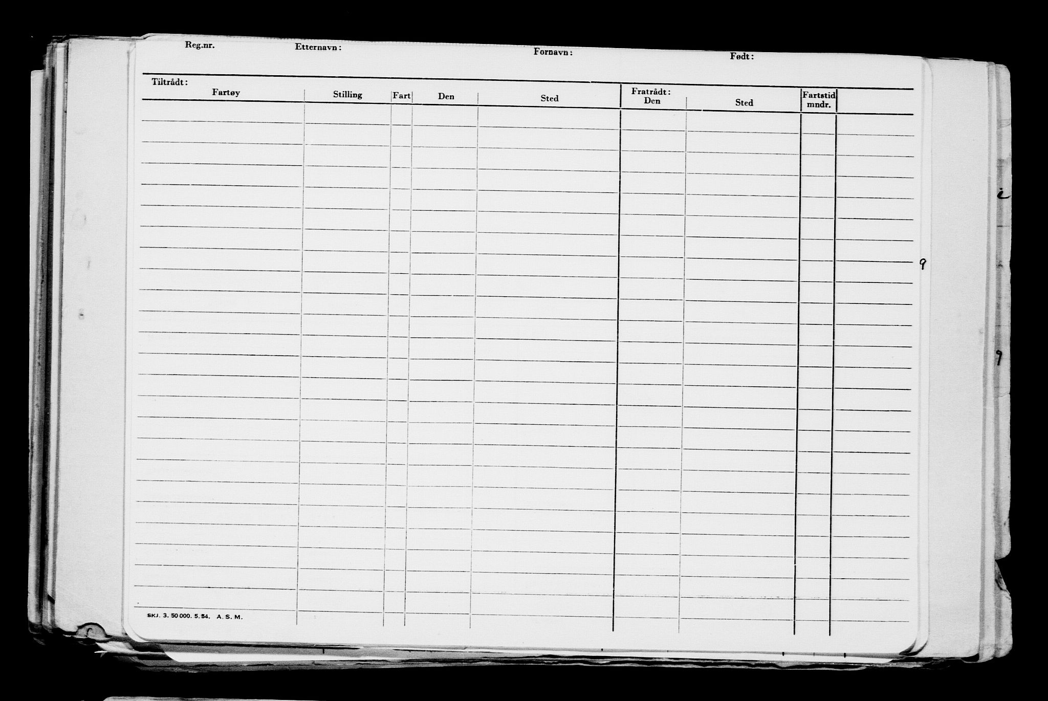 Direktoratet for sjømenn, AV/RA-S-3545/G/Gb/L0225: Hovedkort, 1923, s. 374