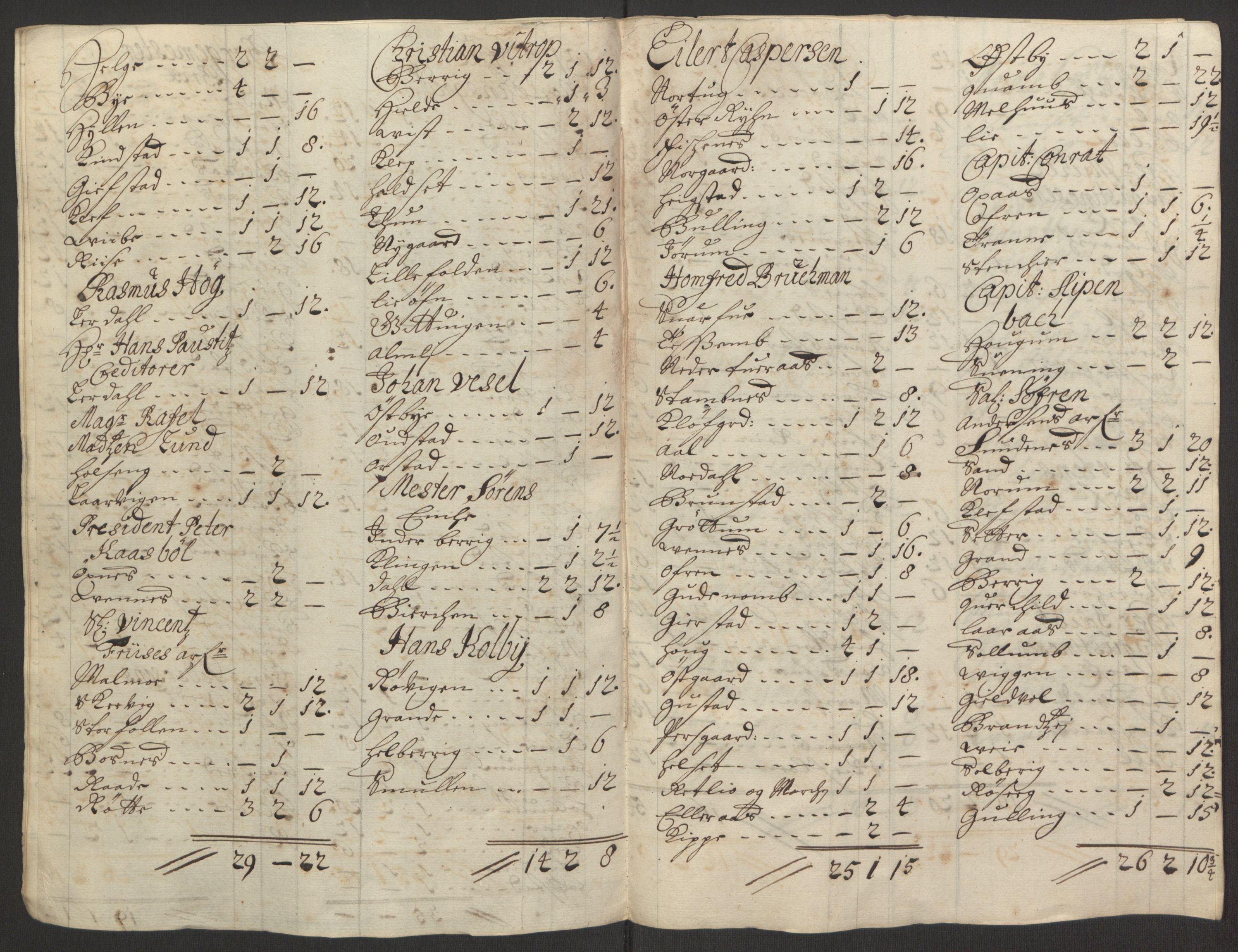 Rentekammeret inntil 1814, Reviderte regnskaper, Fogderegnskap, AV/RA-EA-4092/R63/L4308: Fogderegnskap Inderøy, 1692-1694, s. 88