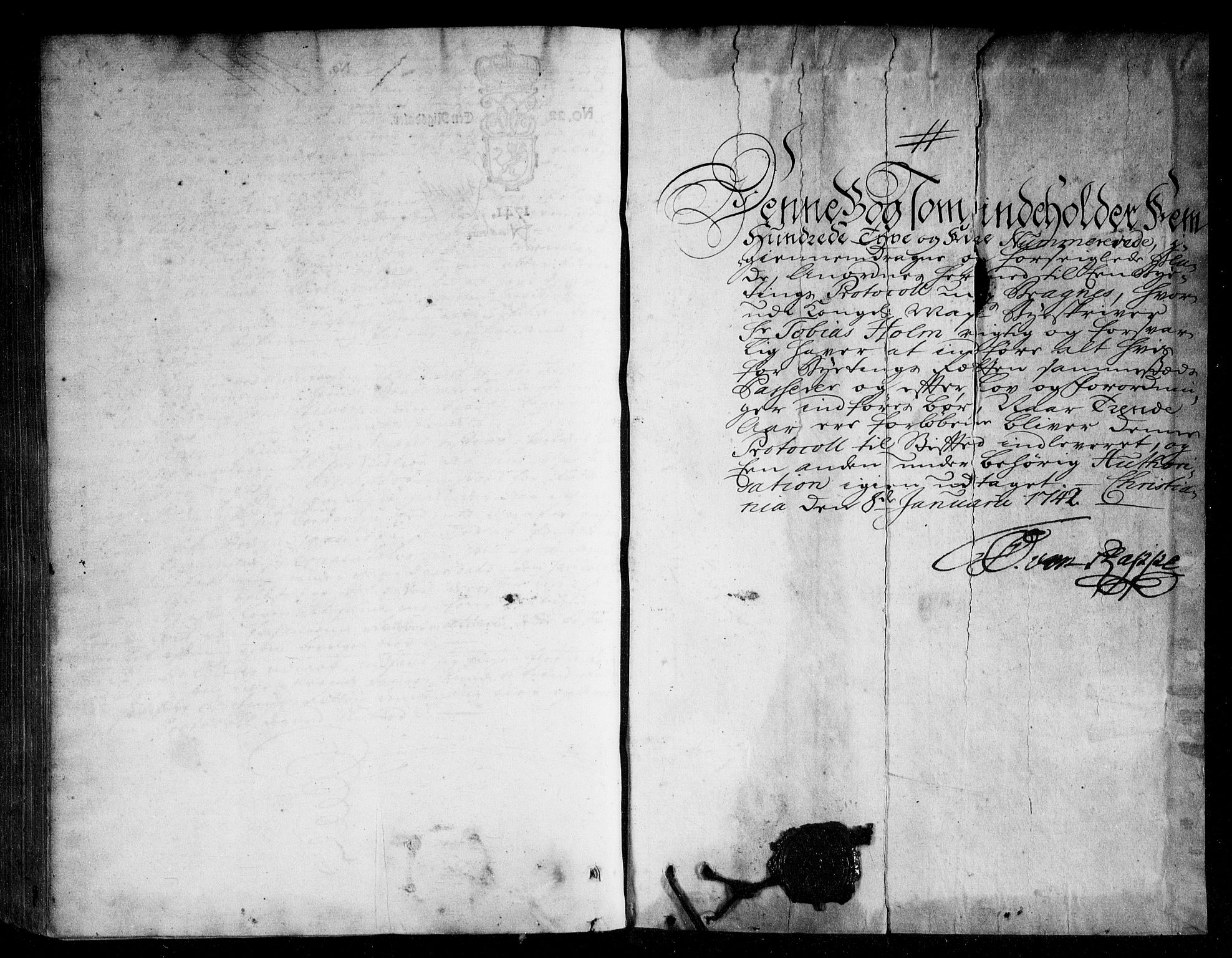 Drammen byfogd, AV/SAKO-A-222/F/Fa/L0046: Tingbok for Bragernes, 1742-1745