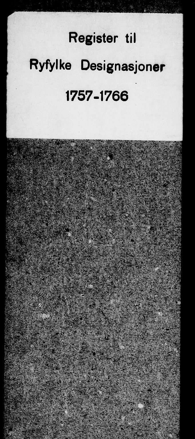 Ryfylke tingrett, AV/SAST-A-100055/001/IV/IVH/L0231: Skiftedokument, 1757-1766